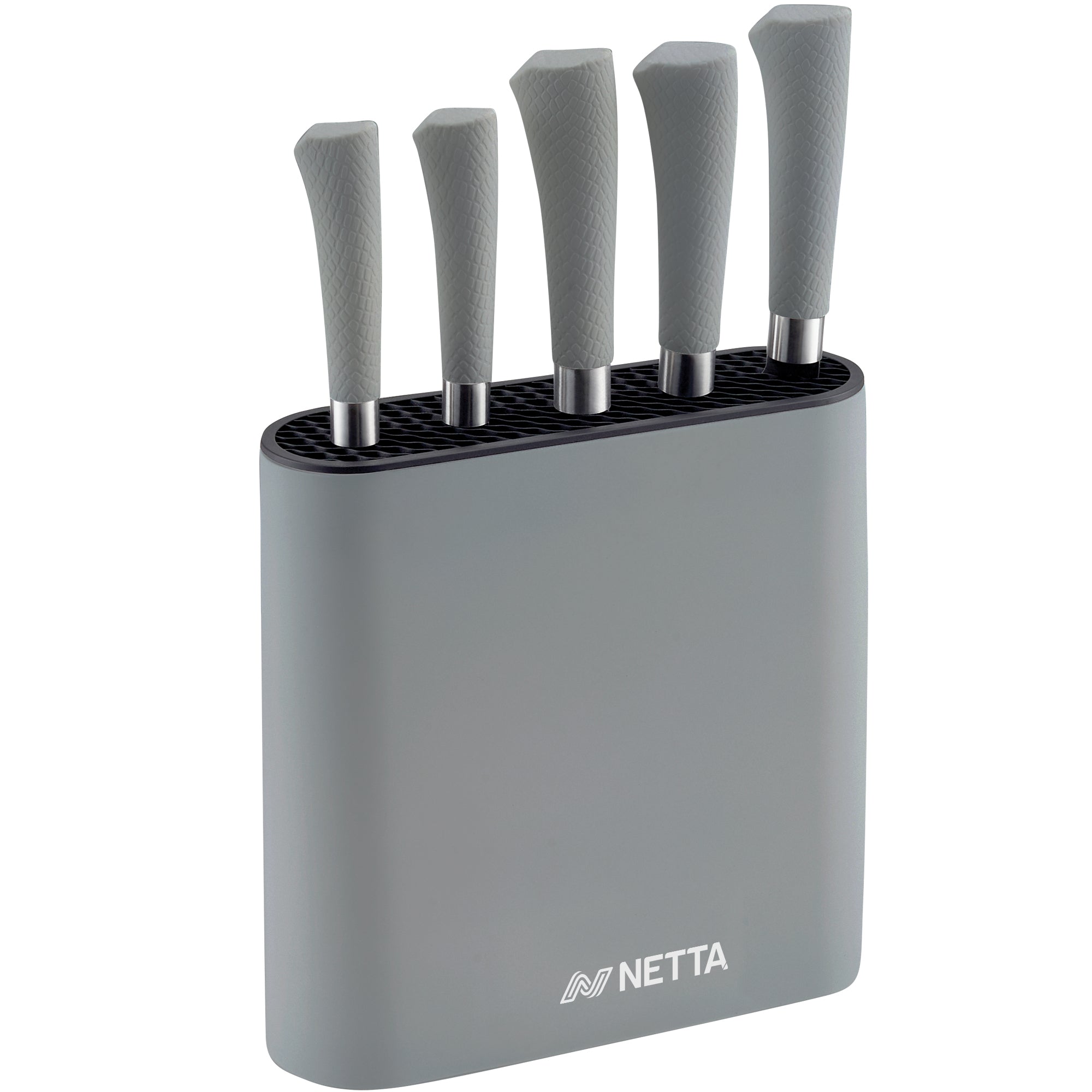 NETTA 6 Piece Knife Set With Block