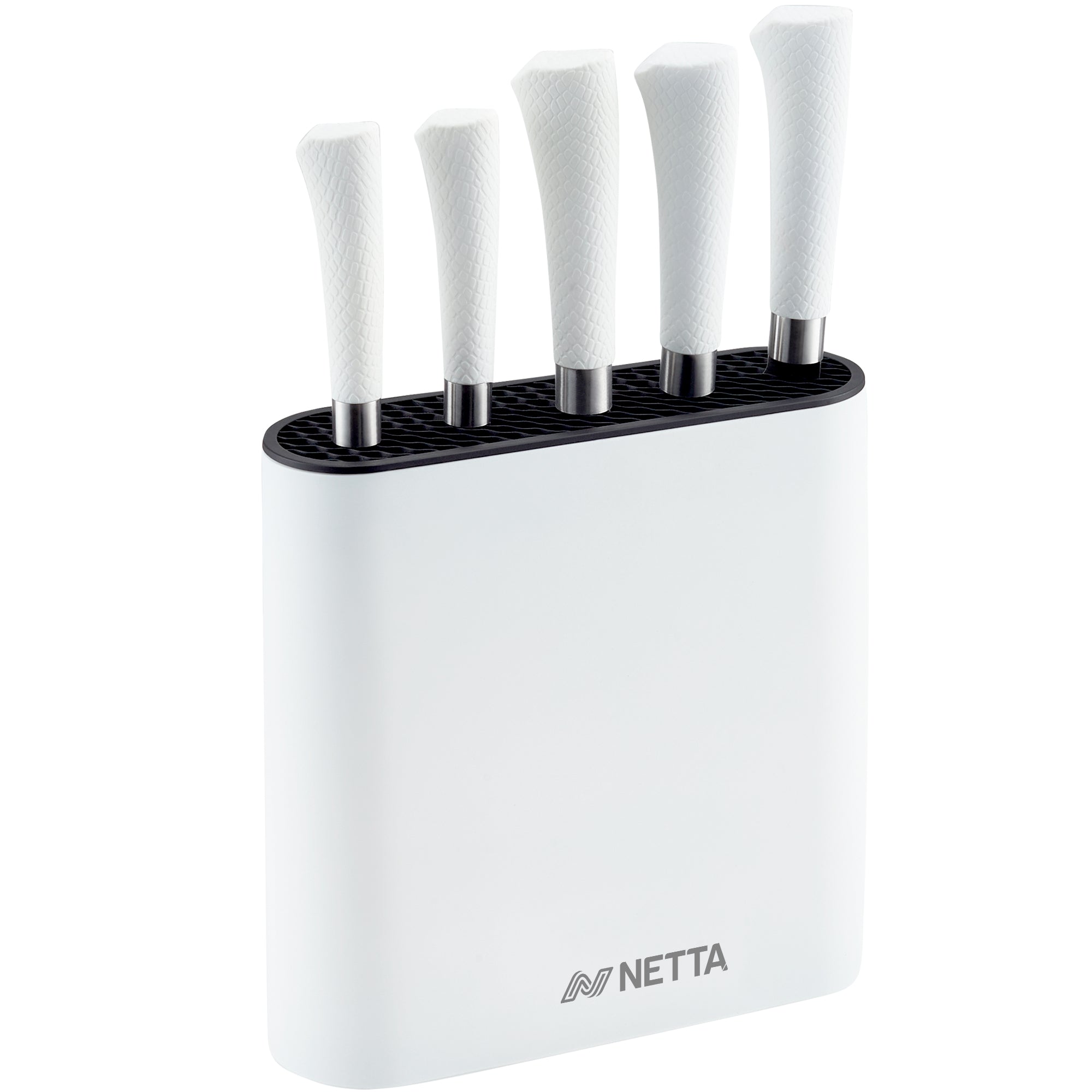 NETTA 6 Piece Knife Set With Block
