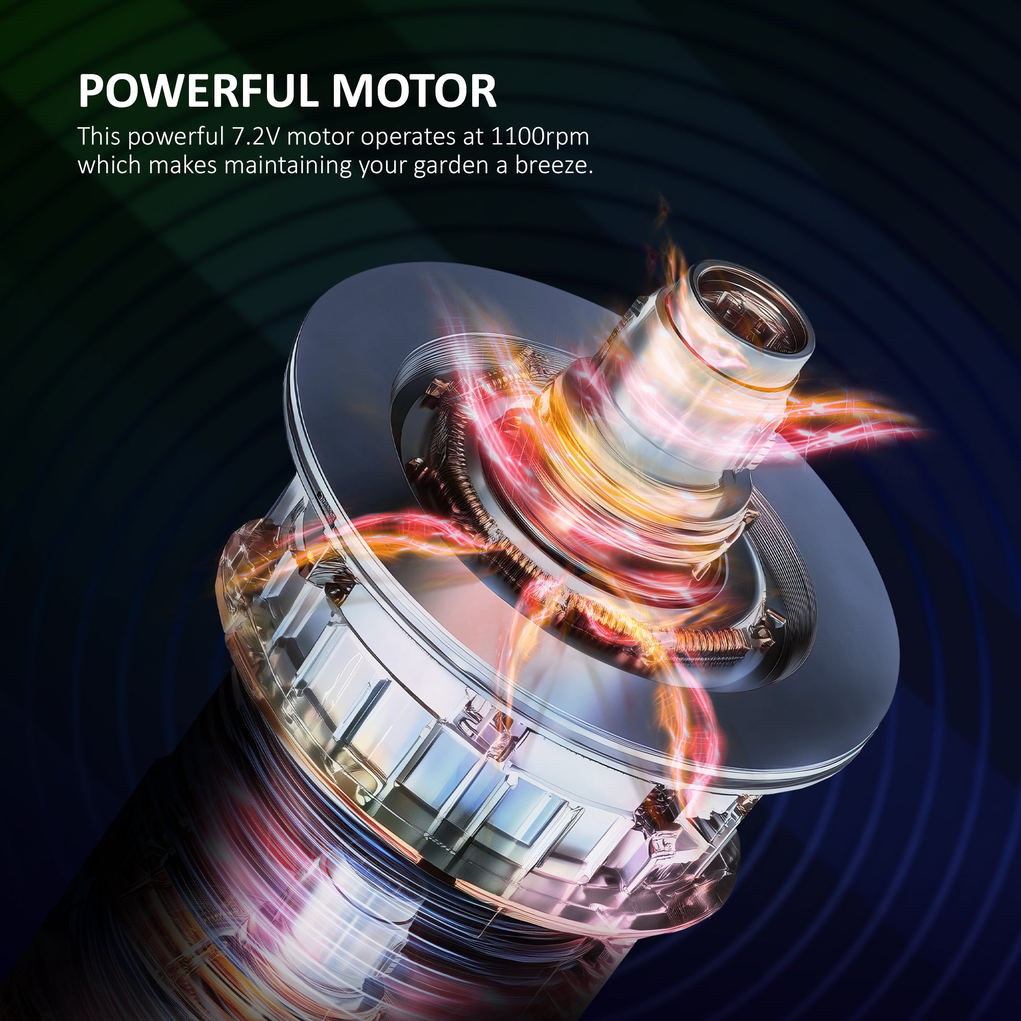 NETTA 7.2V Cordless 2 in 1 Lithium-Ion Grass and Hedge Trimmer, Edging and Shrub Shear, With Telescopic Pole Handle