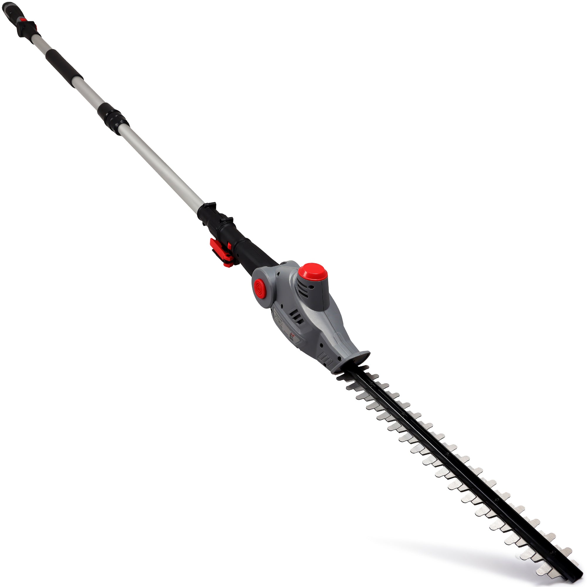 NETTA Cordless Lightweight Pole Hedge Trimmer, Battery, Charger Included 2.55KG - 2.35m Long Reach Telescopic - Adjustable Head