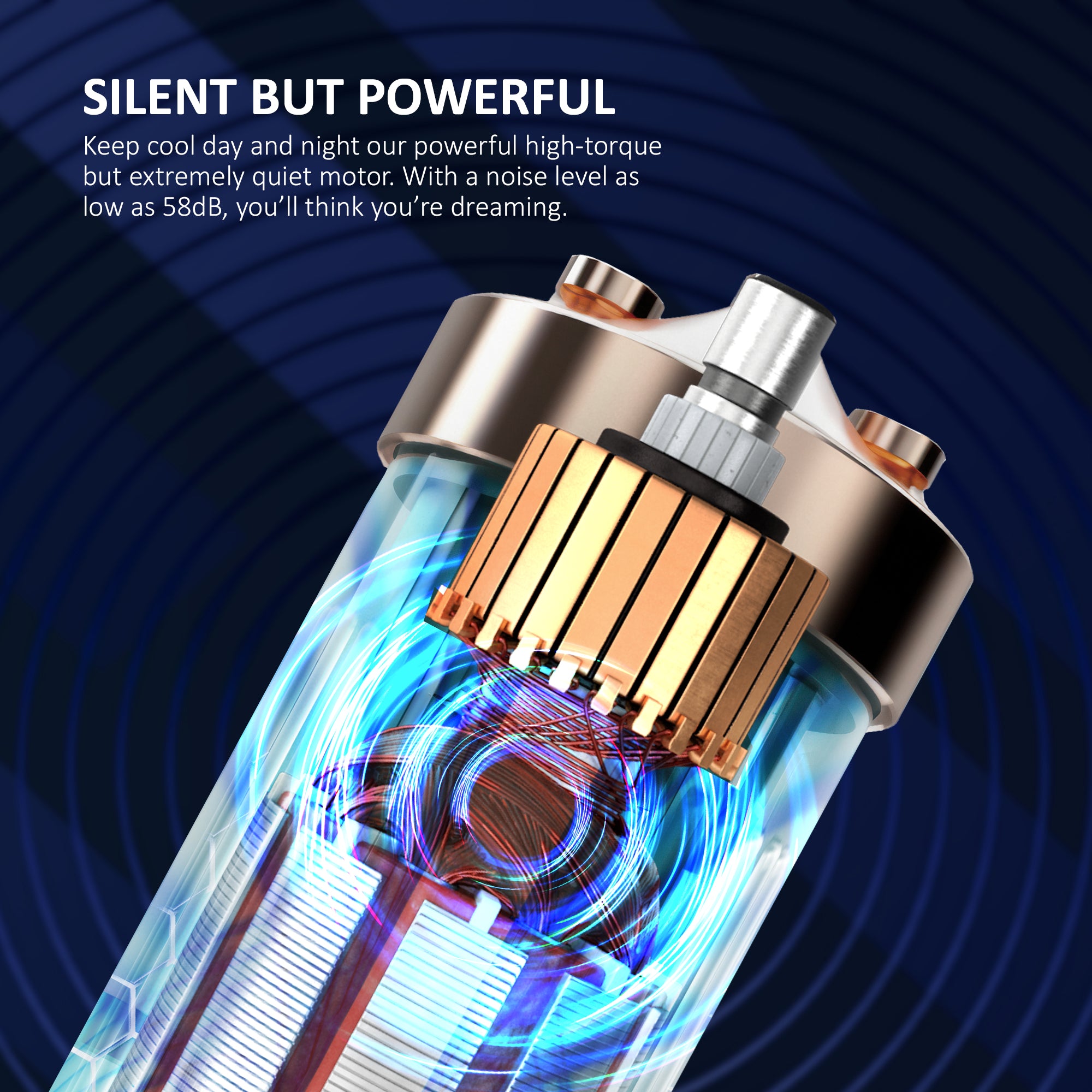 NETTA 42 Inch Tower Fan with Remote Control