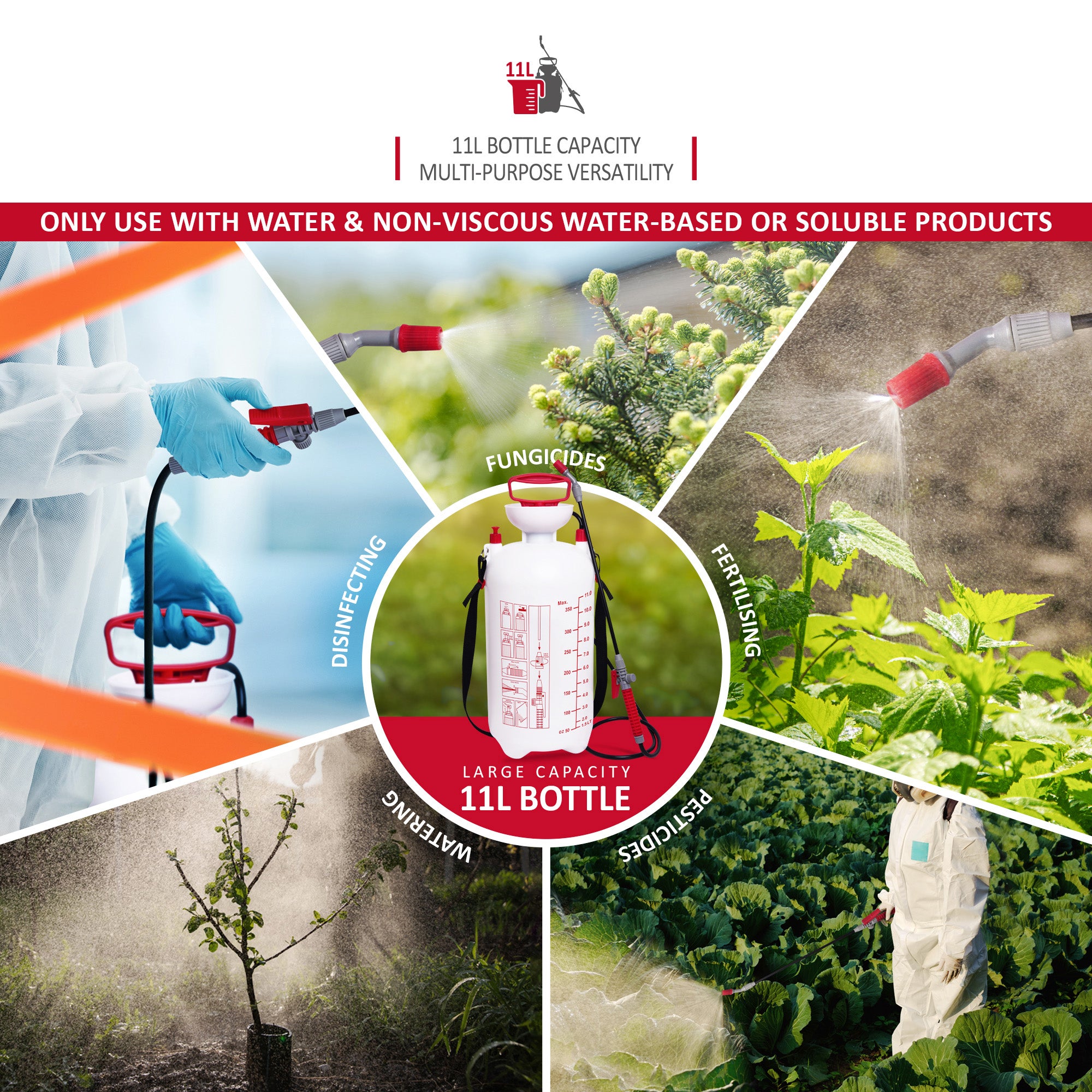 NETTA Pressure Sprayer with Adjustable Lance Nozzle