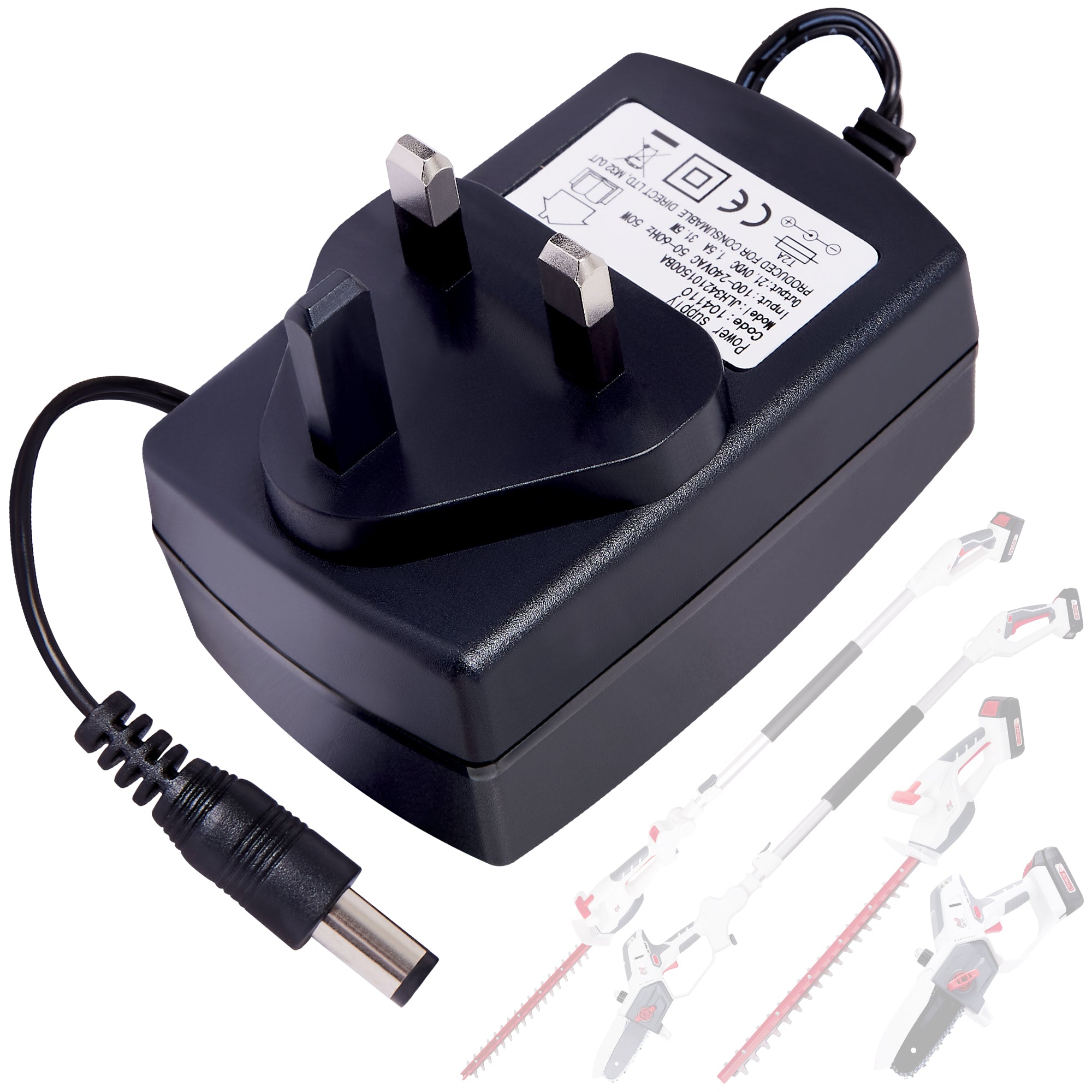 NETTA 20V Cordless Hedge Trimmer- Ultra Light 2.15kg, 41cm Cutting Blade