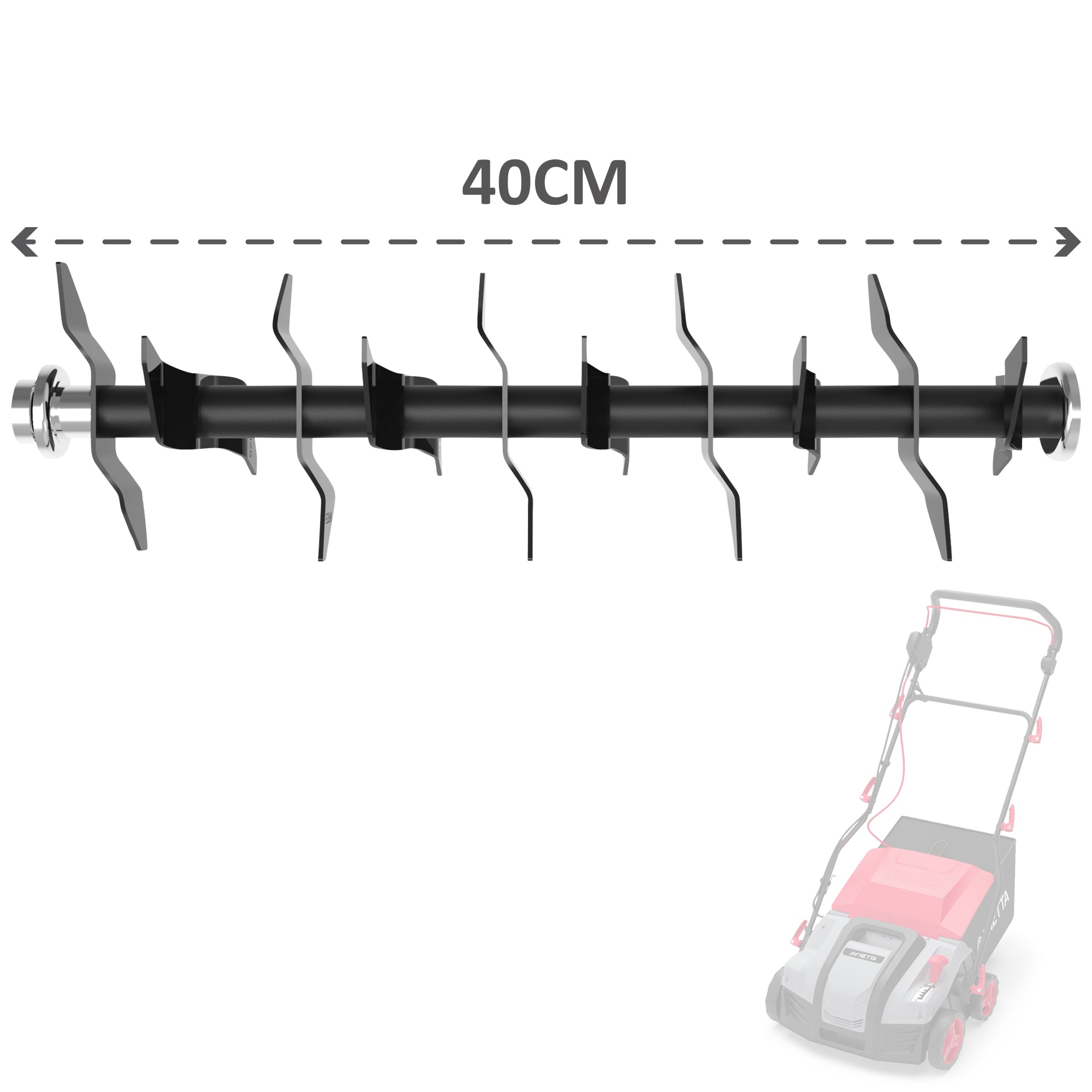 Netta Replacement Scarifier & Aerator Roller
