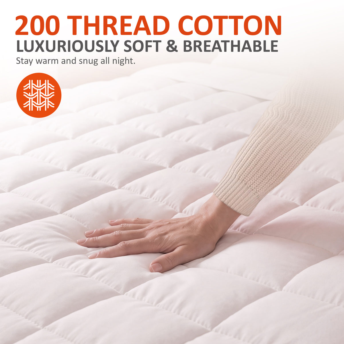 Wärmer 200 Thread Cotton Fully Fitted Electric Blanket