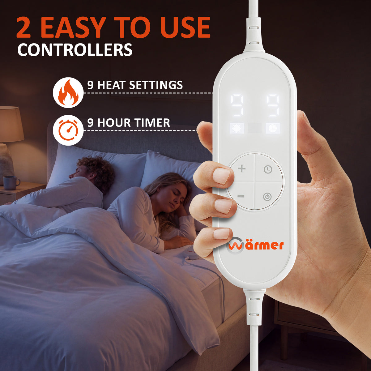 Wärmer 200 Thread Cotton Fully Fitted Electric Blanket