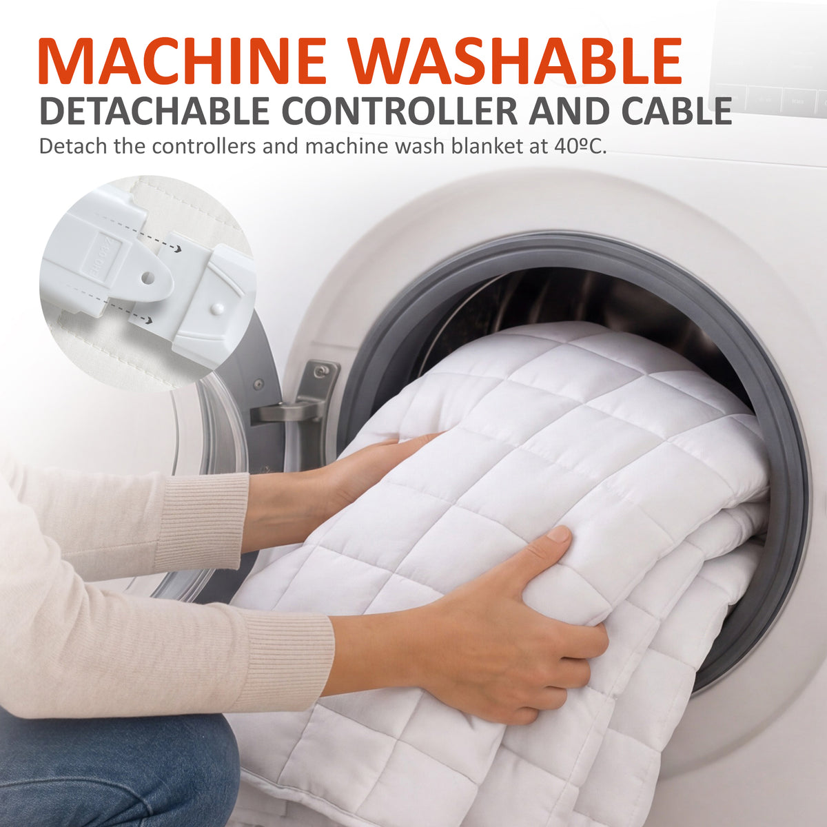 Wärmer 200 Thread Cotton Fully Fitted Electric Blanket