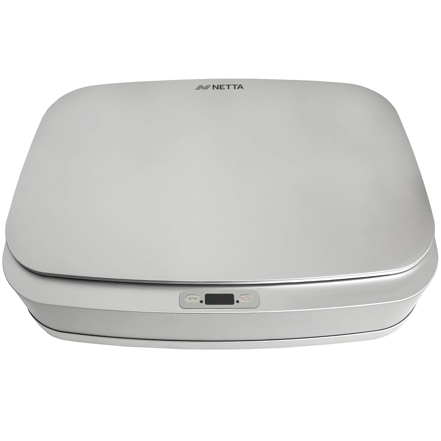 Replacement Bin Lid For NETTA Rectangular Sensor Bin - Stainless Steel - 80L