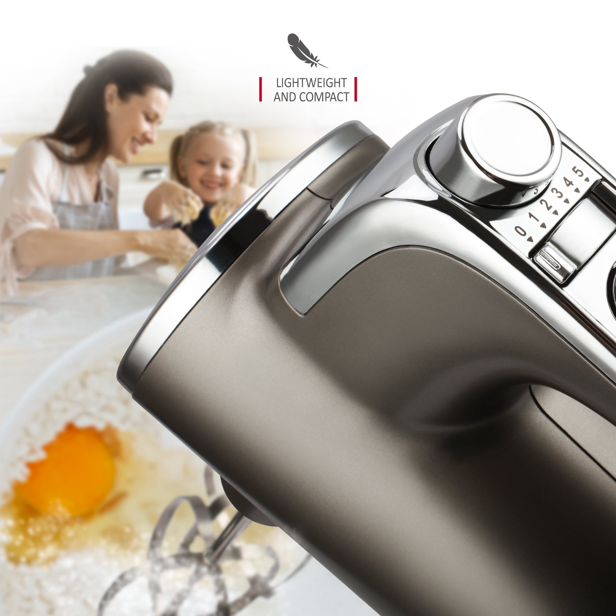 NETTA 400W Hand Mixer - Stainless Steel