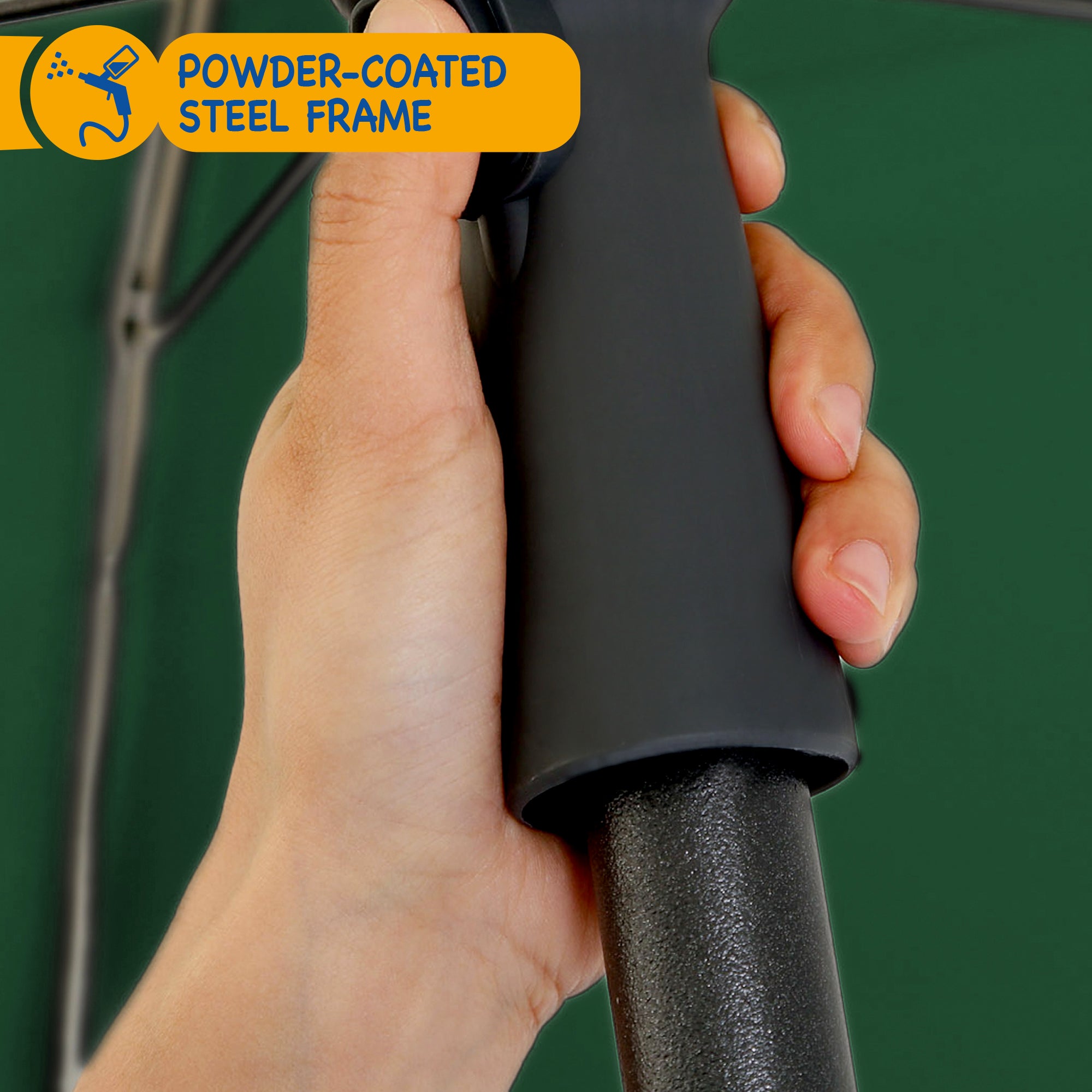 SUNMER 2M Parasol with Tilt, UV Light Protection, Easy to Open and Close, Water Resistant