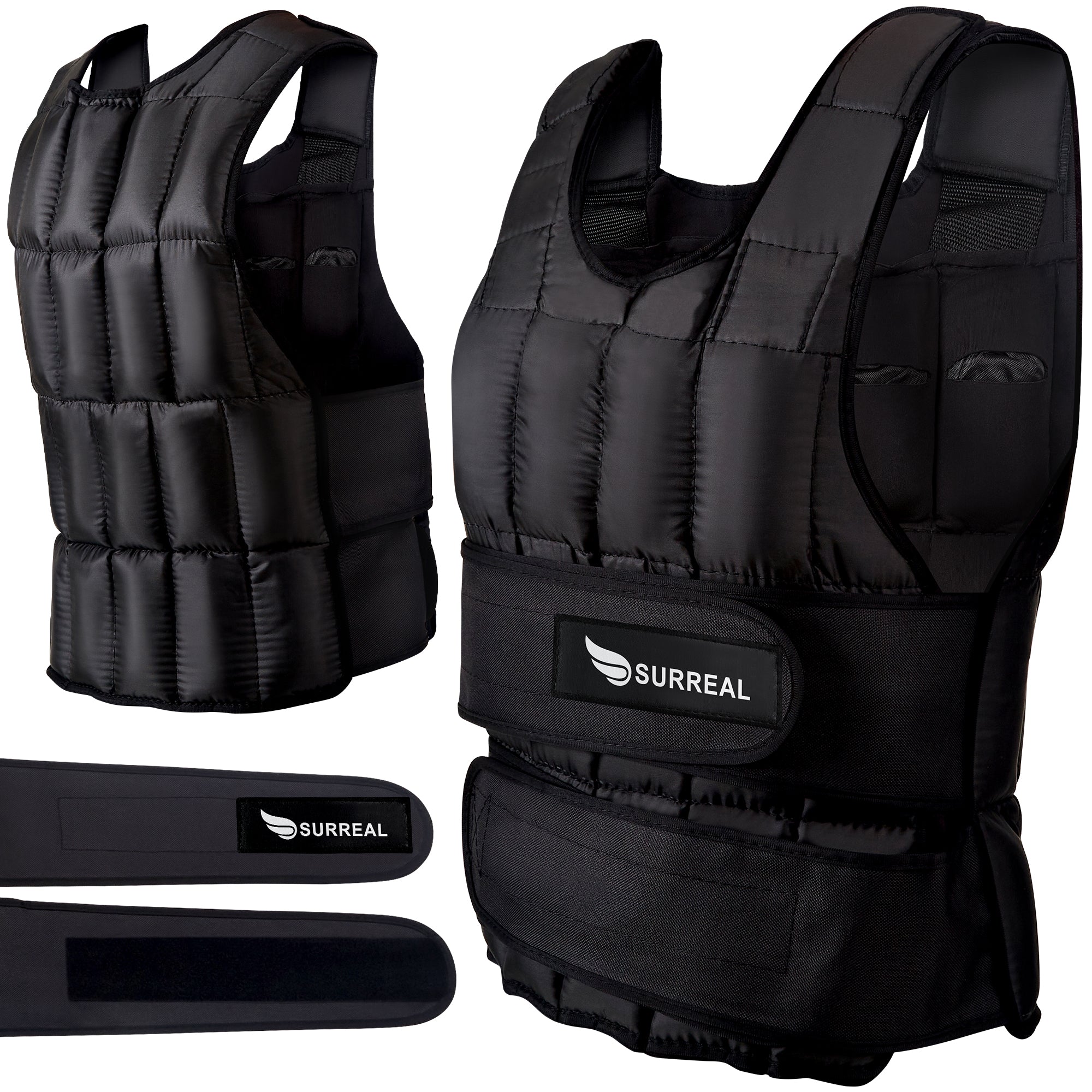 Surreal Adjustable Weighted Exercise Vest - Available in 5KG / 10KG / 15KG / 20KG / 25KG