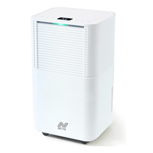 NETTA 12L Low Energy Dehumidifier - Digital Control Panel, Air Filter,  Auto Restart 200W