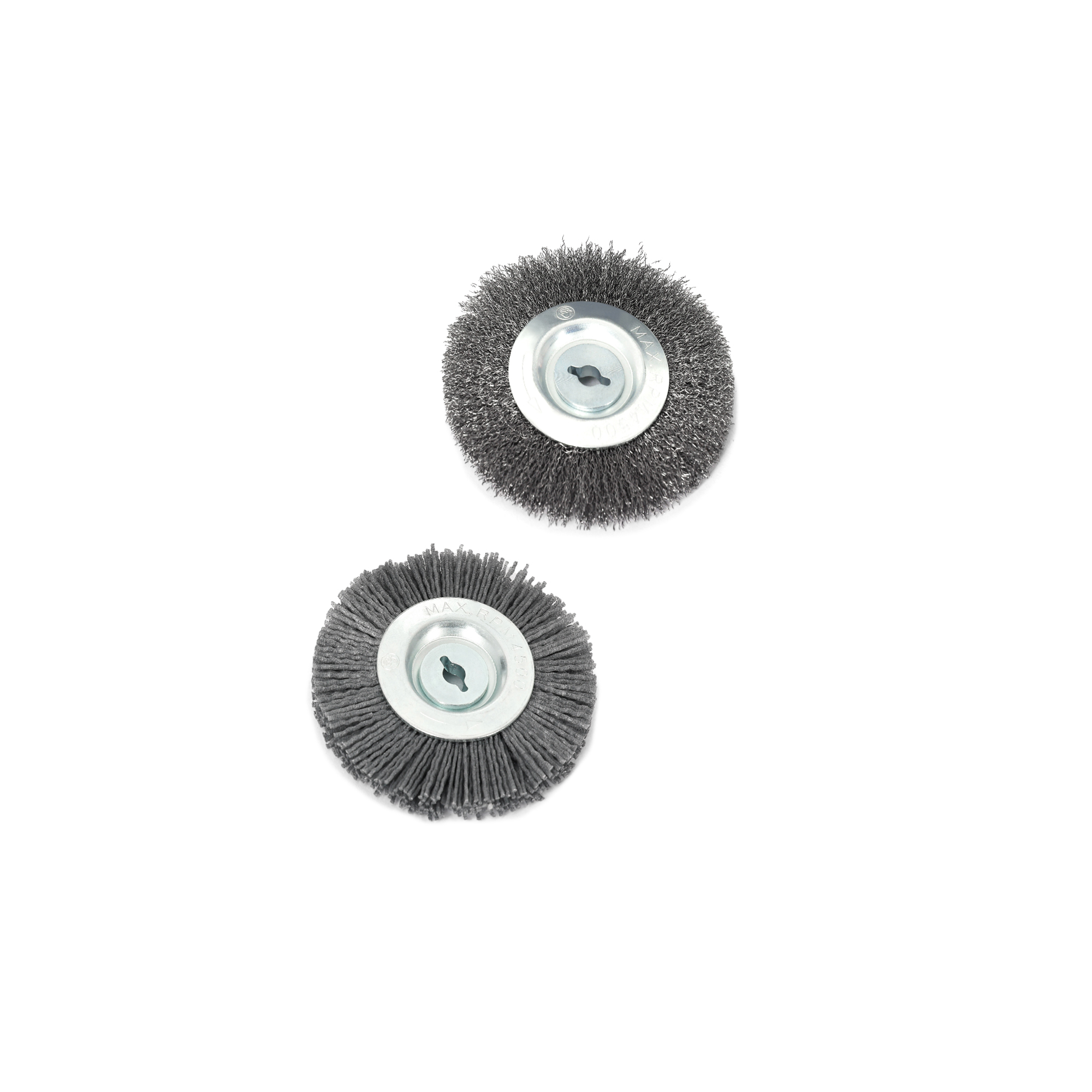 Set of 2 Replacement Brush Discs For NETTA 12V Cordless Weed Sweeper Pavement Cleaner