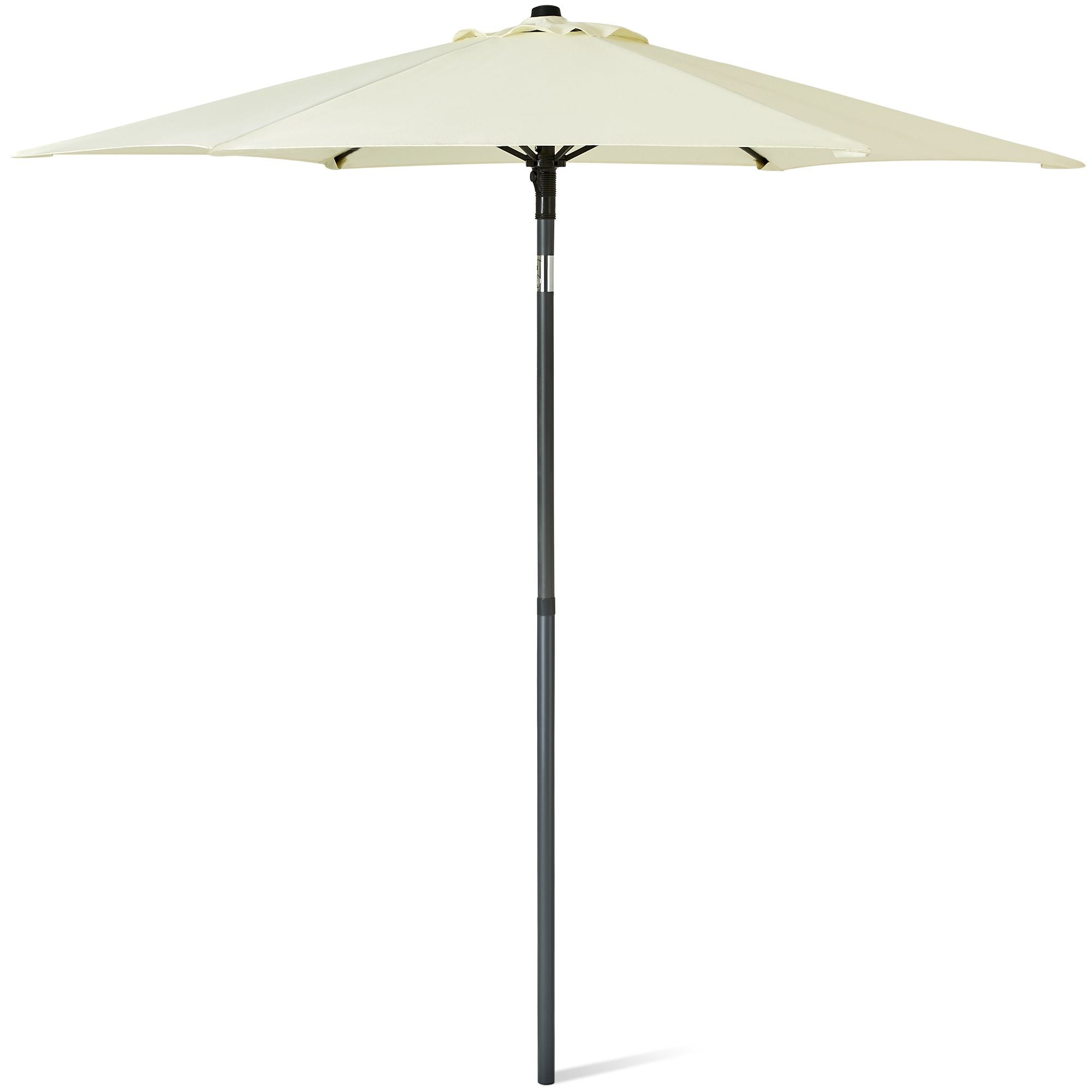 SUNMER Beach 2M Steel Parasol with Tilt Water Repellent, UV Light Protection, Easy to Open and Close, Garden Outdoor Parasol With Tilt Mechanism