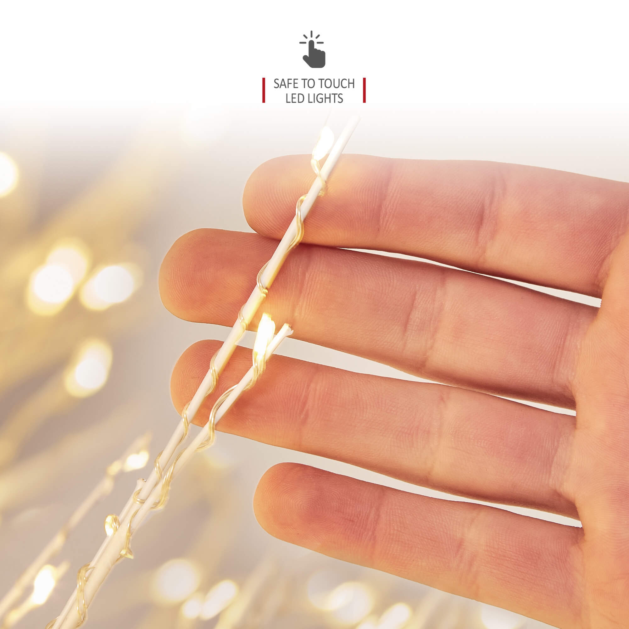 VeryMerry Micro Dot Birch Pre-Lit Christmas Tree with 900 LED Warm White Lights - Black