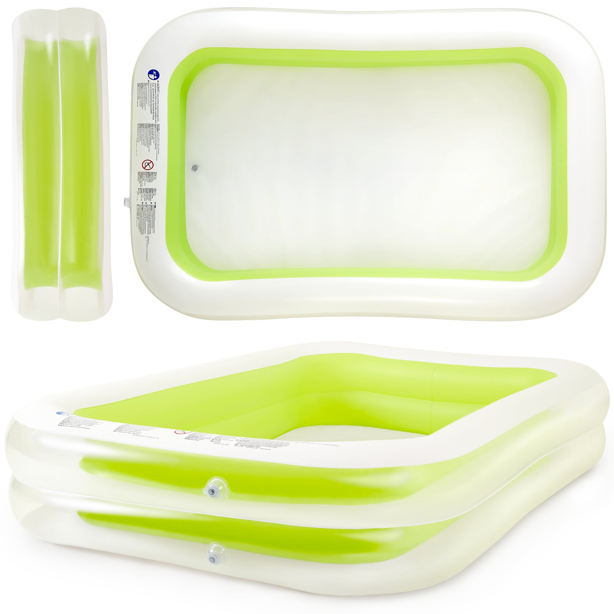 SUNMER Large 6.5ft Inflatable Family Paddling Pool - 440L Capacity