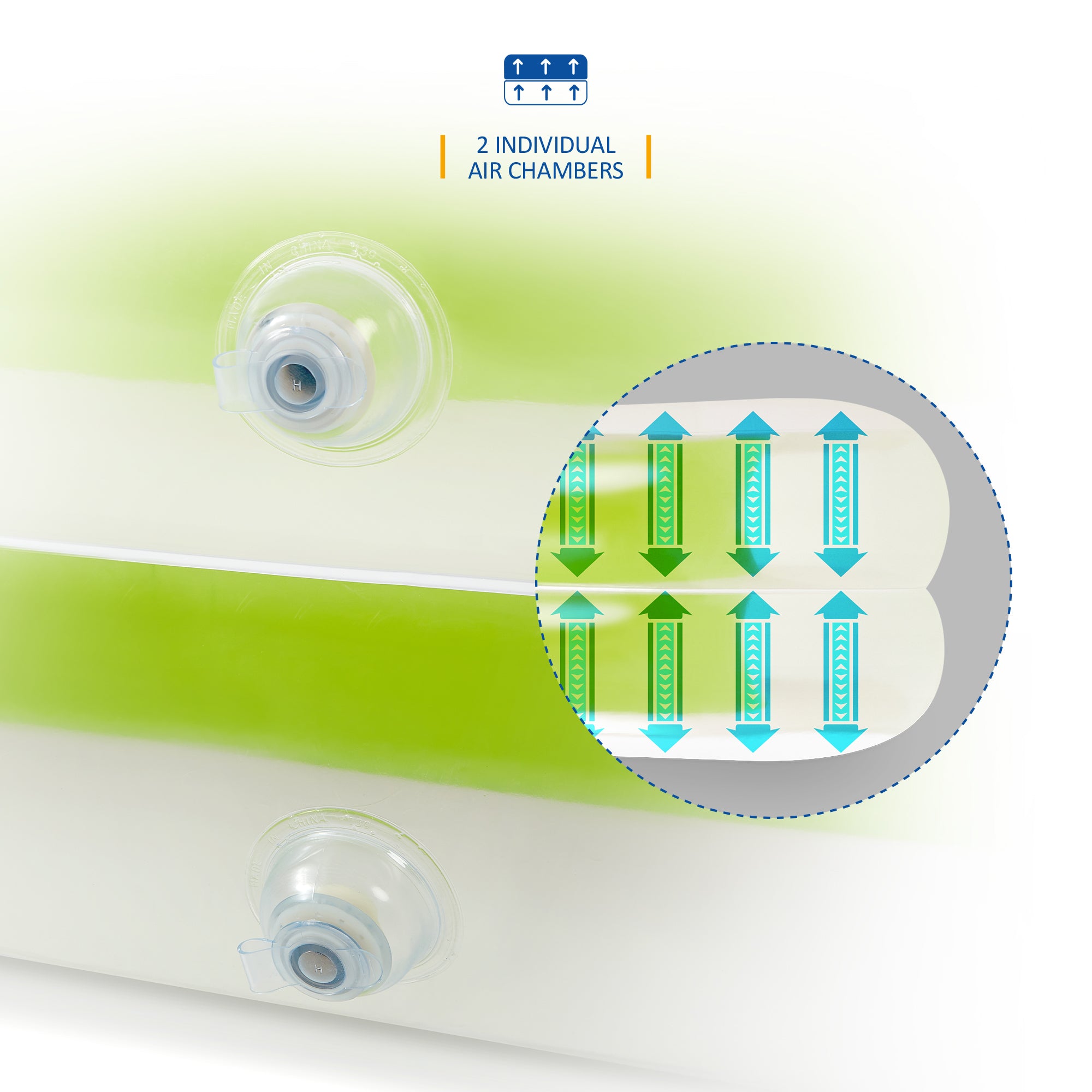 SUNMER Large 6.5ft Inflatable Family Paddling Pool - 440L Capacity