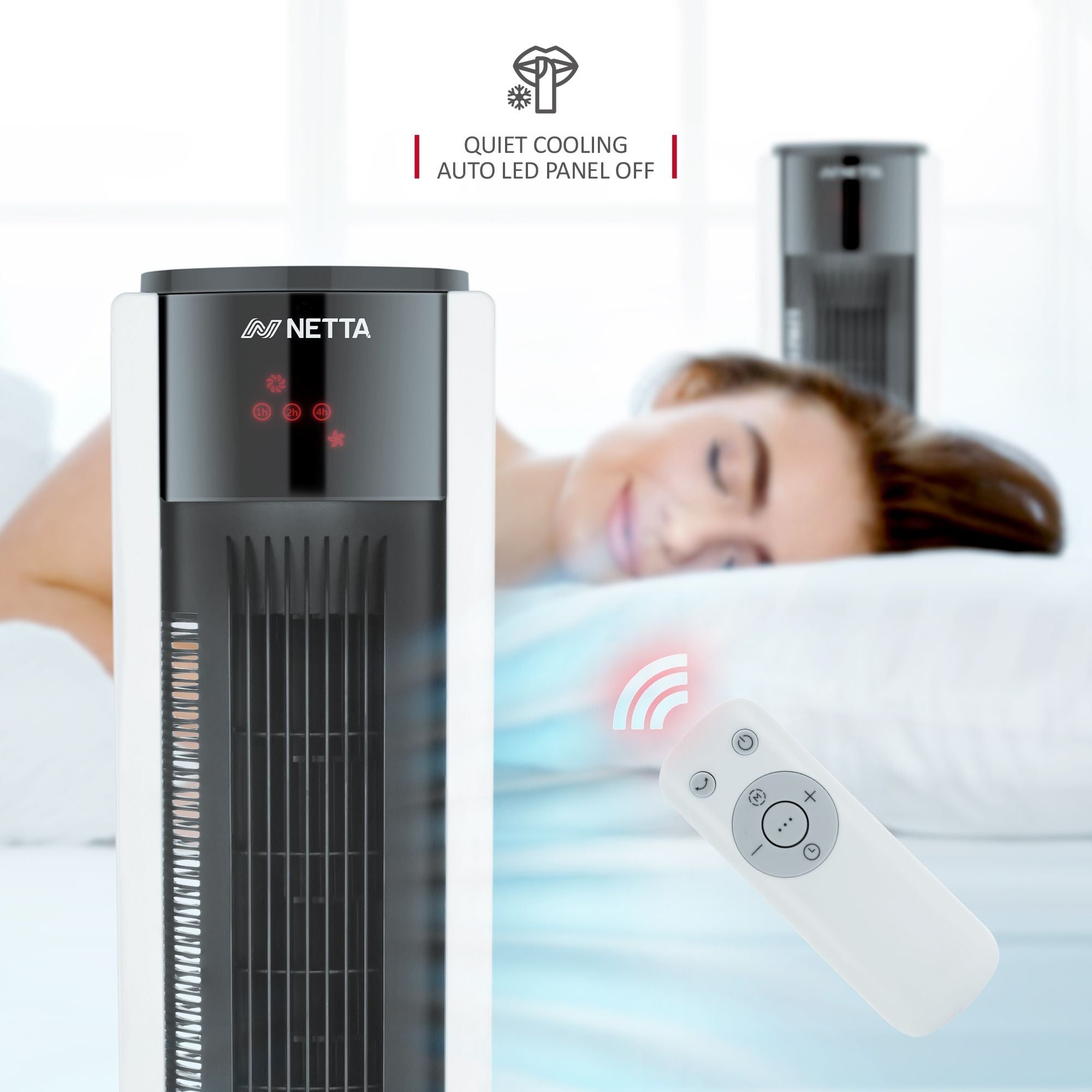 NETTA 42 Inch Tower Fan with Remote Control