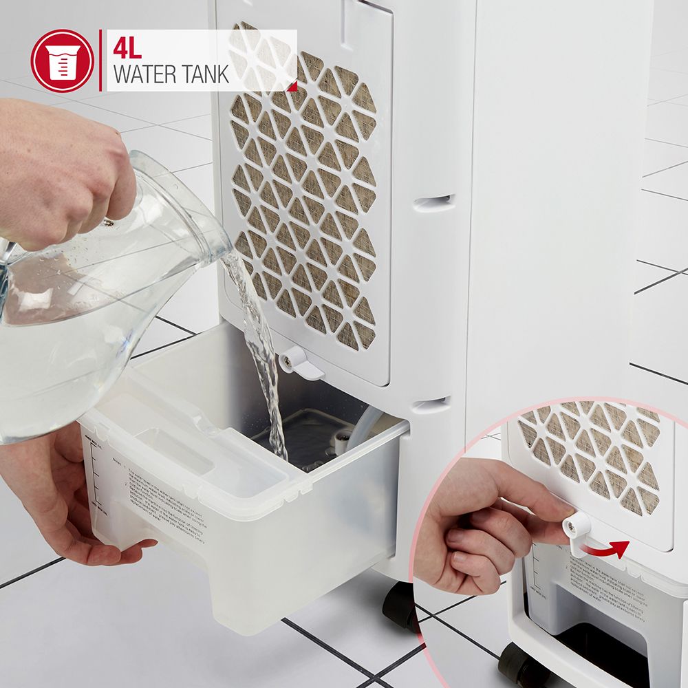 4L Air Cooler with 12 Hour Timer and Remote