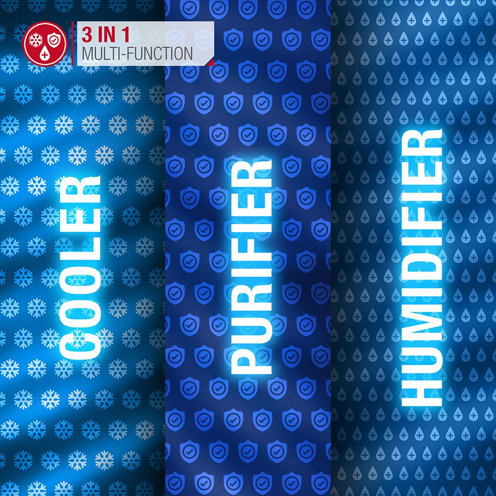 7L Air Cooler with 12 Hour Timer and Remote