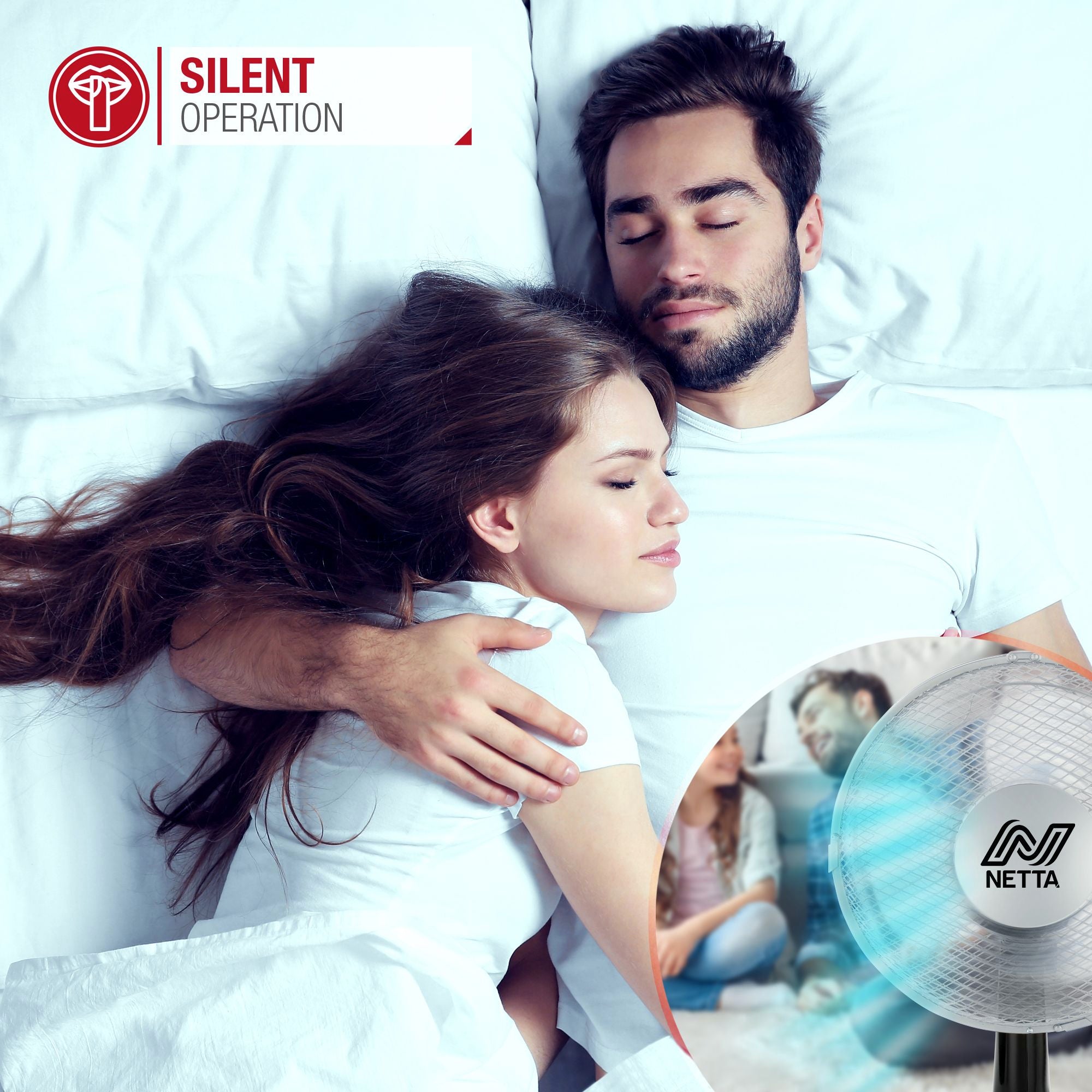 9 Inch 2-Speed Oscillating Desk Fan