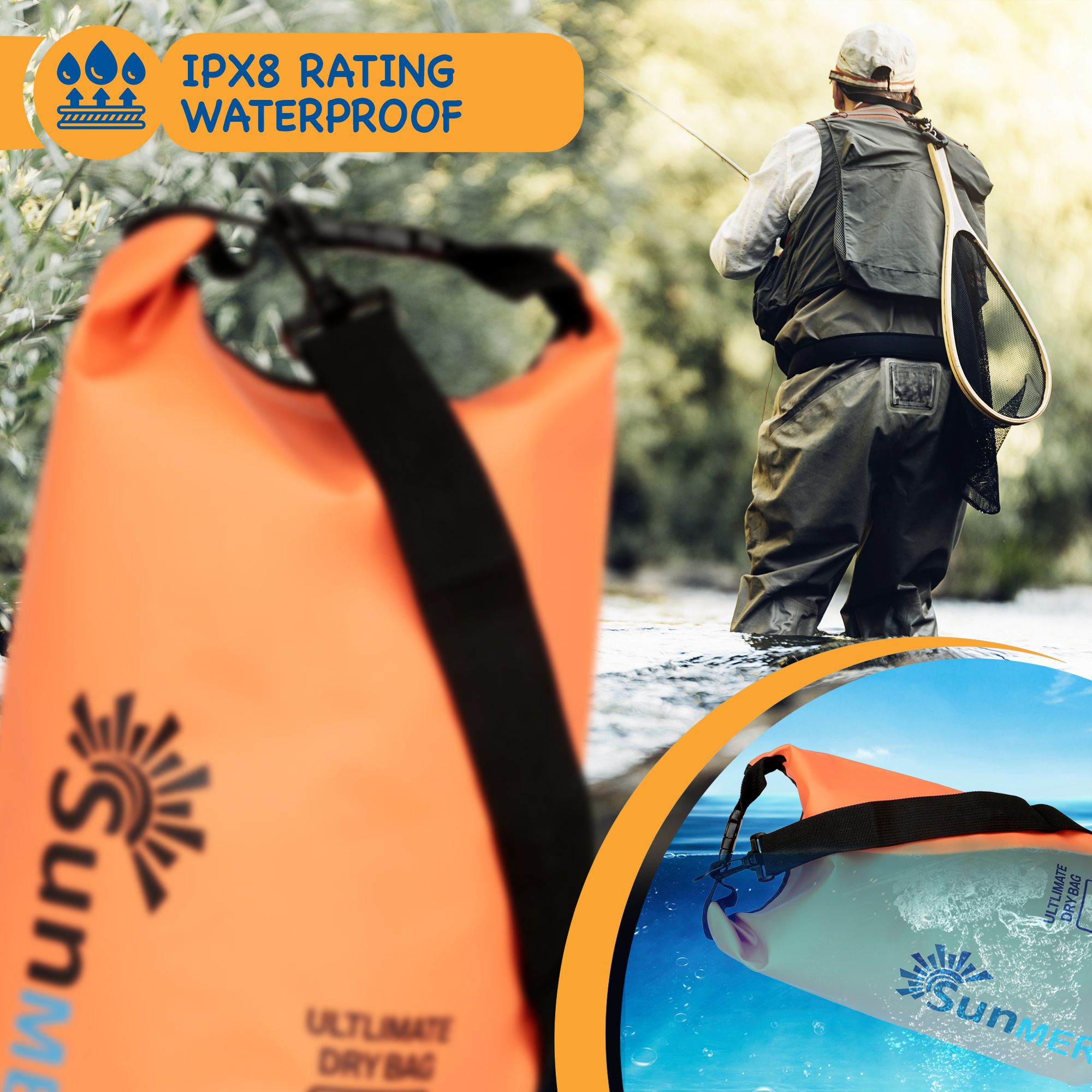 SUNMER Dry Bags With Waterproof Phone Case
