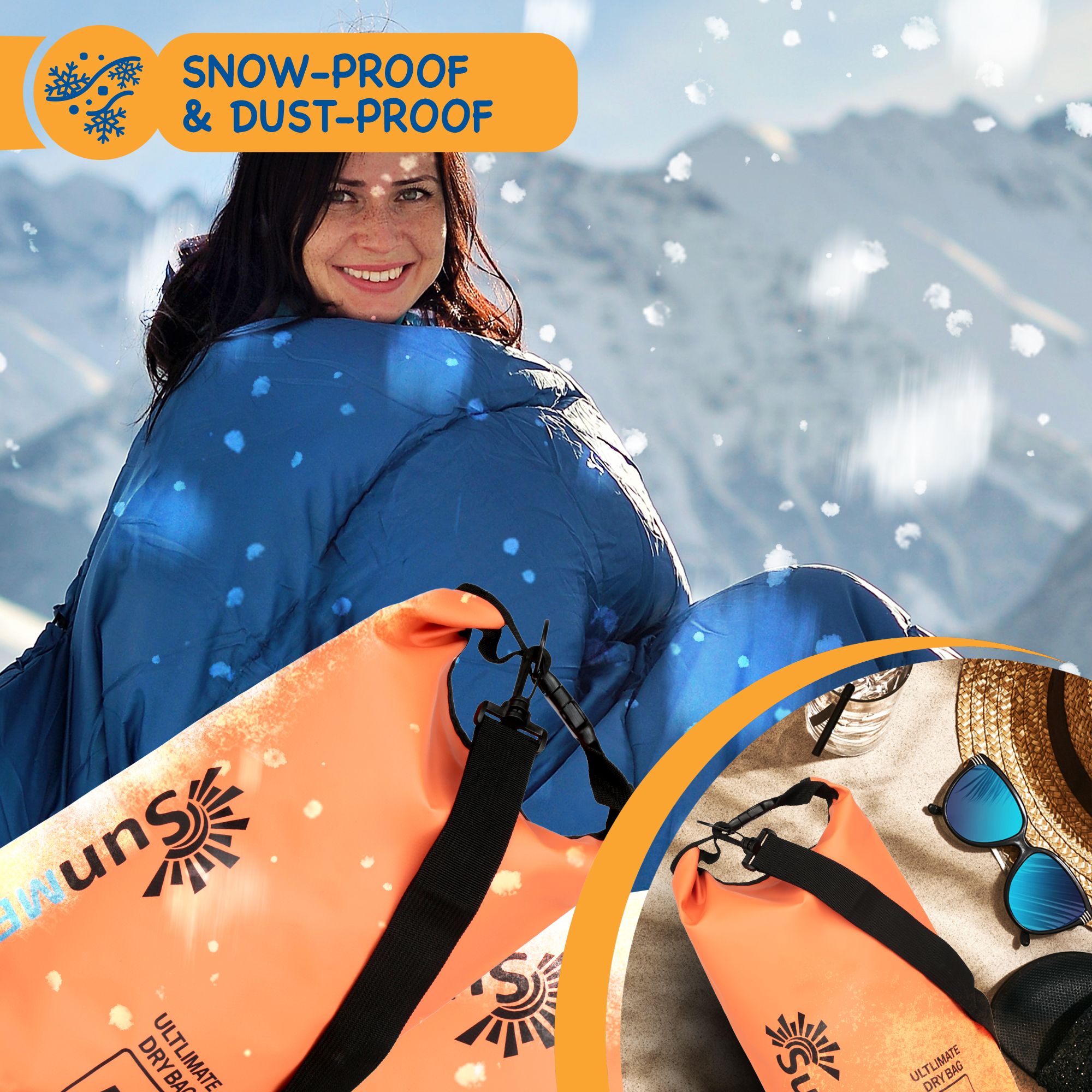 SUNMER Dry Bags With Waterproof Phone Case