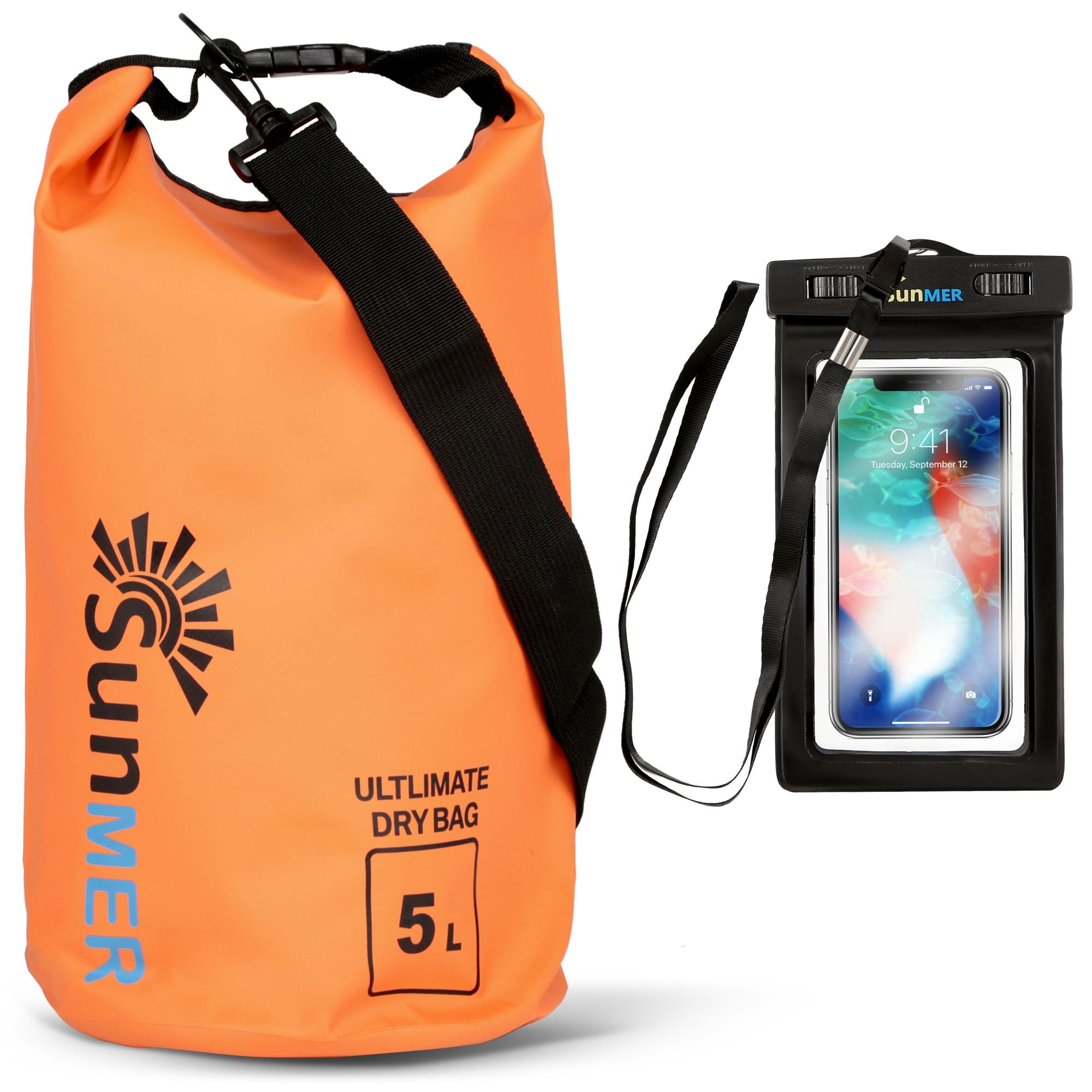SUNMER Dry Bags With Waterproof Phone Case