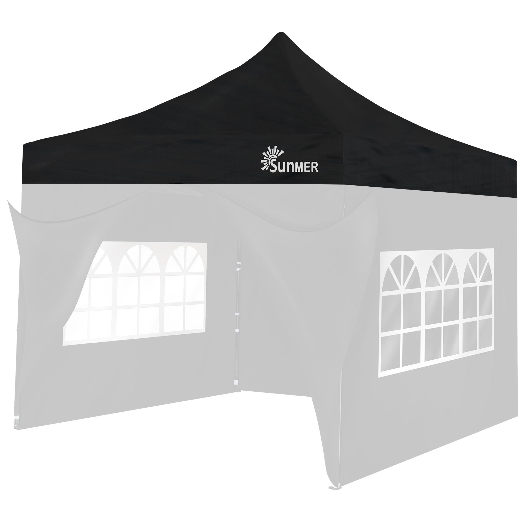 Gazebo Canopy for SUNMER 3X3M Gazebo - Black