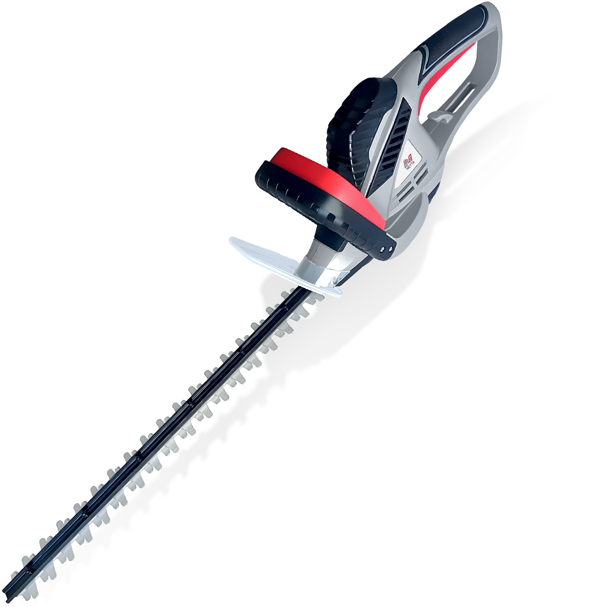 NETTA 600W Corded Hedge Trimmer and Cutter 55cm Diamond Cutting Blade