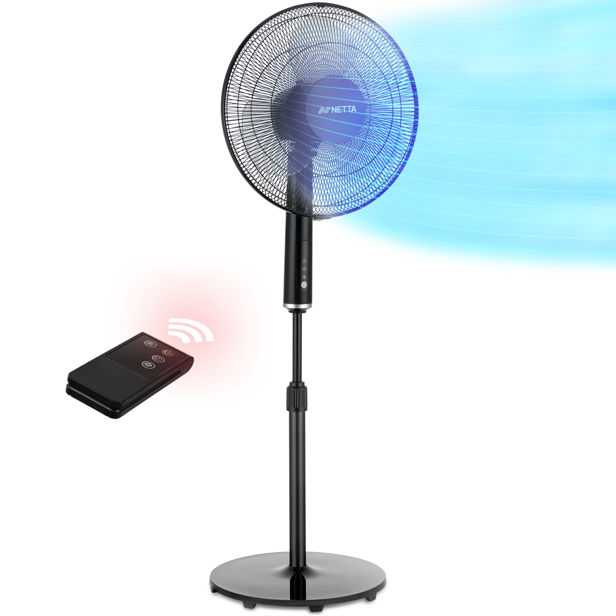 NETTA 16 Inch 3-Blade Standing Fan