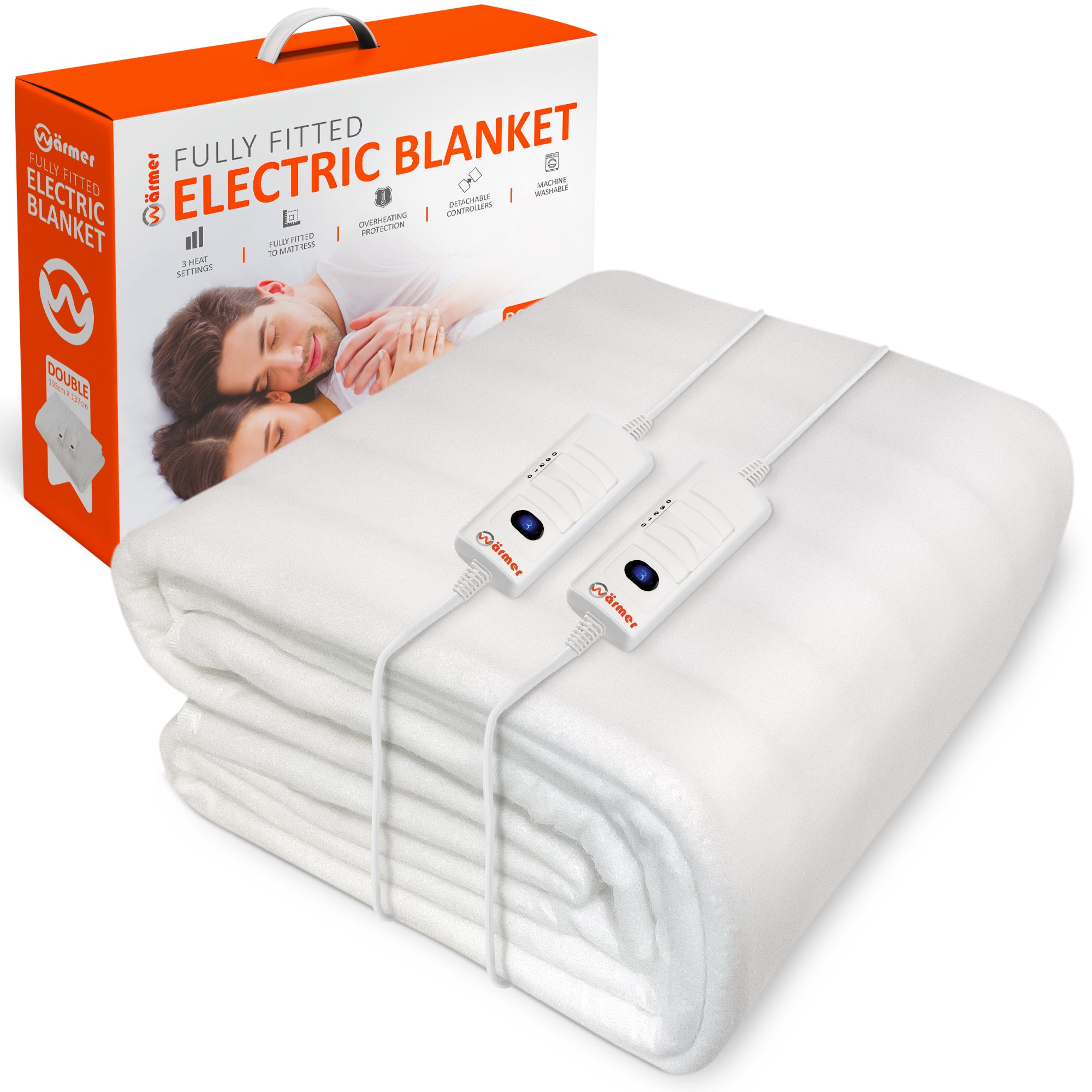 Wärmer Fully Fitted Electric Blanket with Detachable Controller