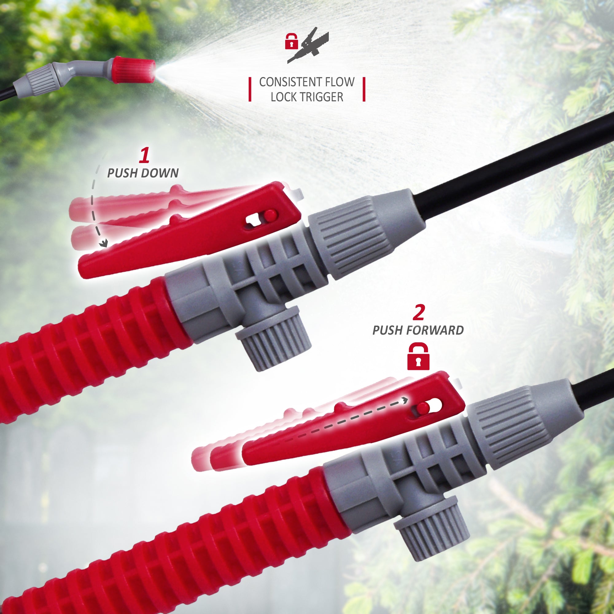 NETTA Pressure Sprayer with Adjustable Lance Nozzle