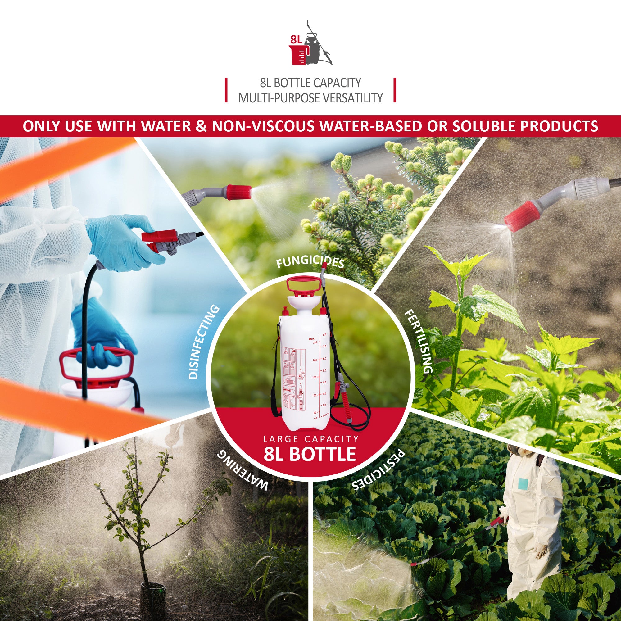 NETTA Pressure Sprayer with Adjustable Lance Nozzle