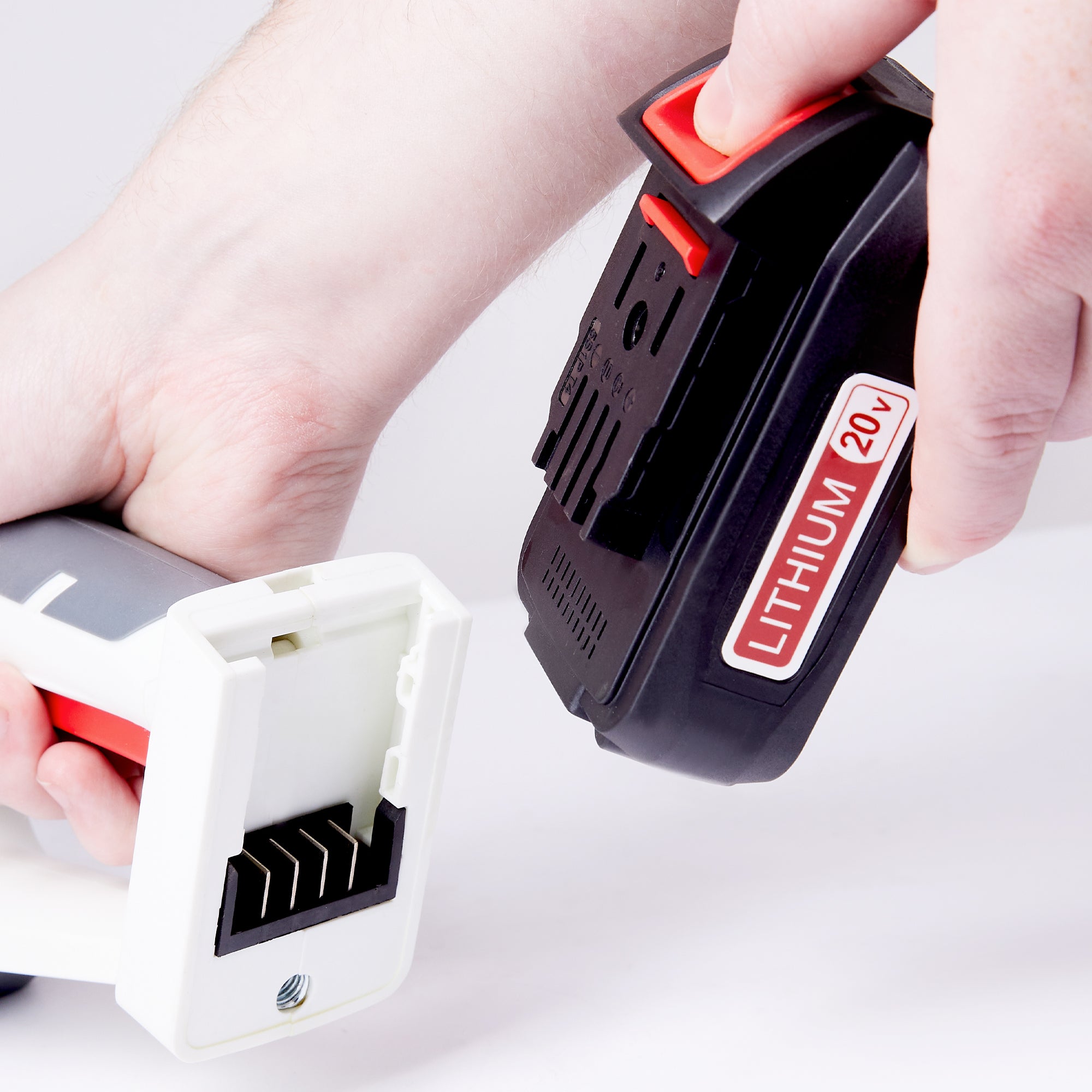 NETTA 20V Cordless Hedge Trimmer- Ultra Light 2.15kg, 41cm Cutting Blade