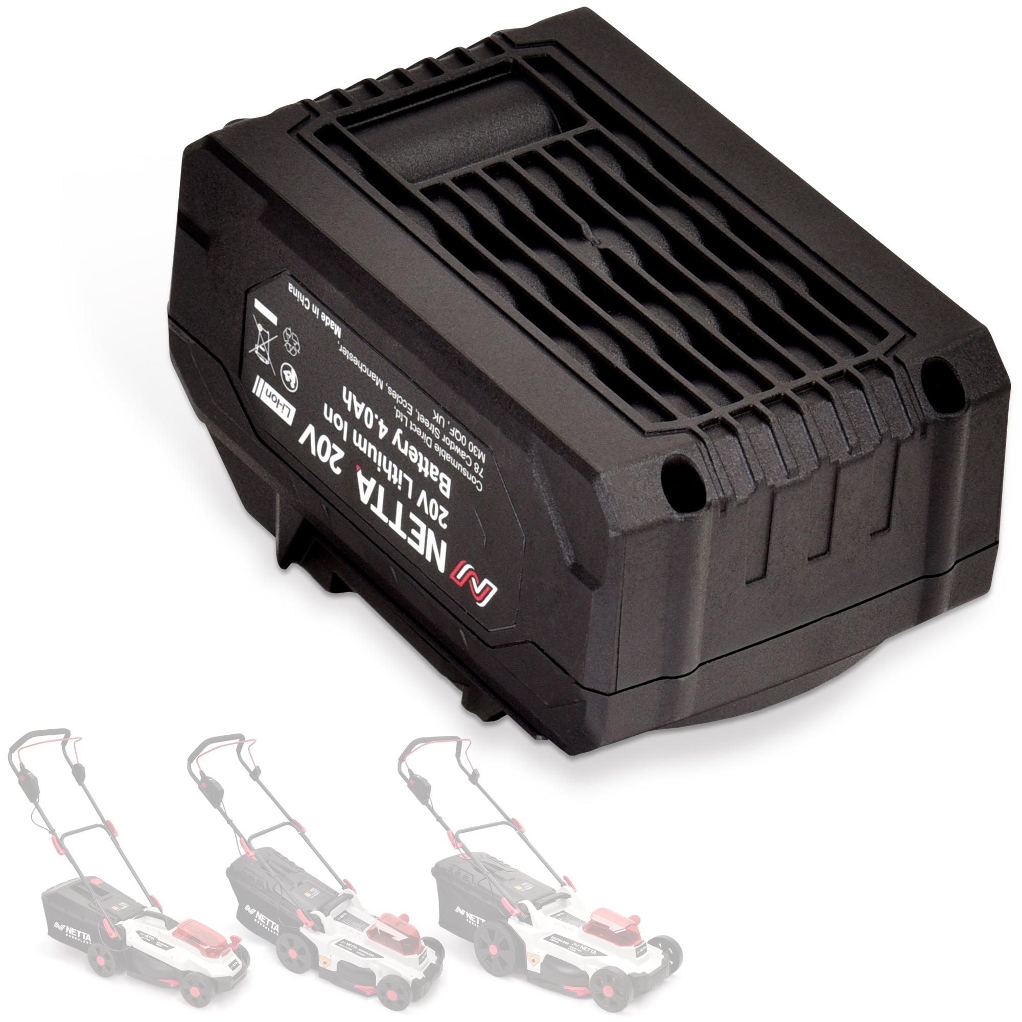 Replacement Battery For NETTA 20V & 40V Cordless Lawnmowers