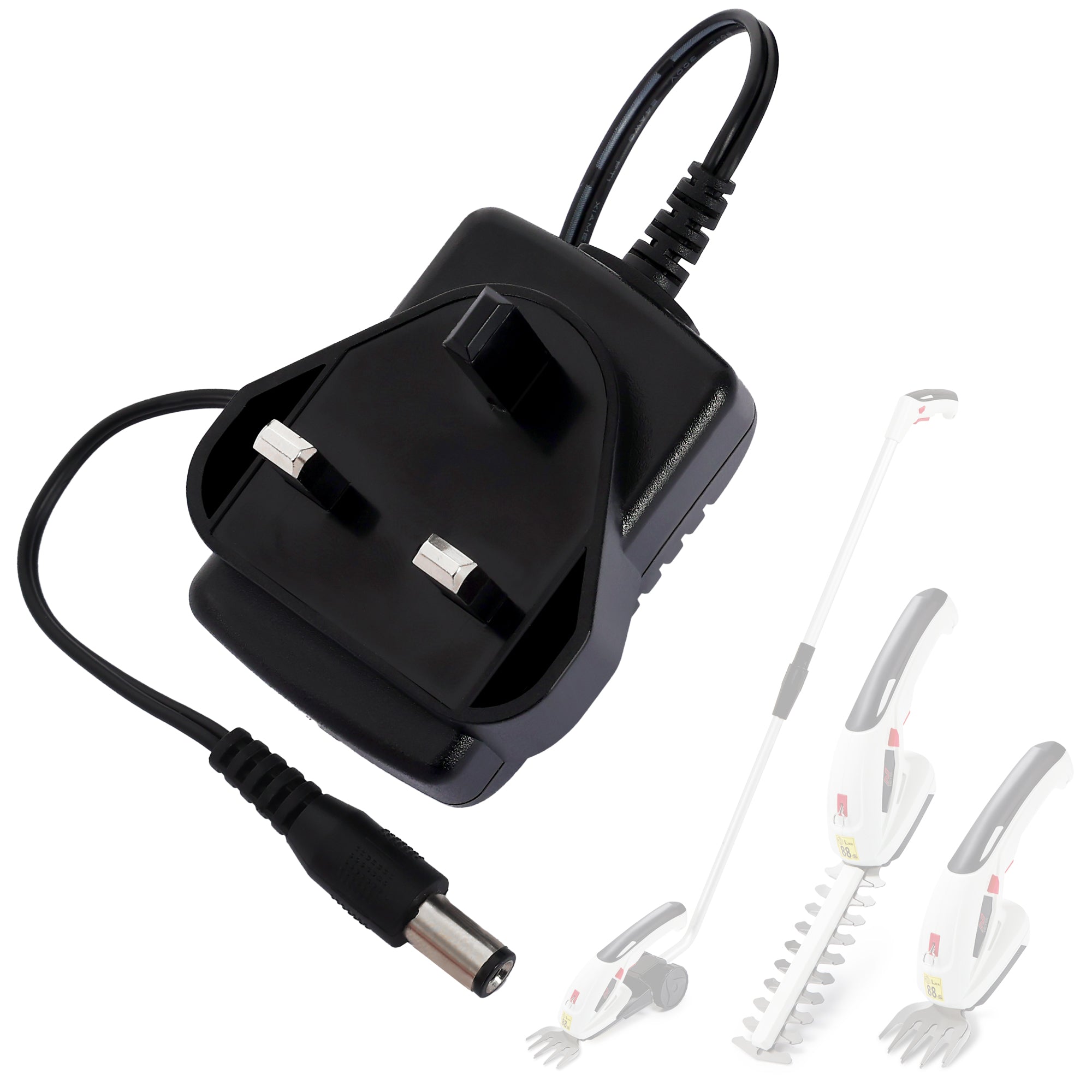 NETTA 7.2V Cordless 2-in-1 Hedge Trimmer & Grass Shear – Handheld, Lithium-Ion Battery, Lawn Edging & Shrub Cutter