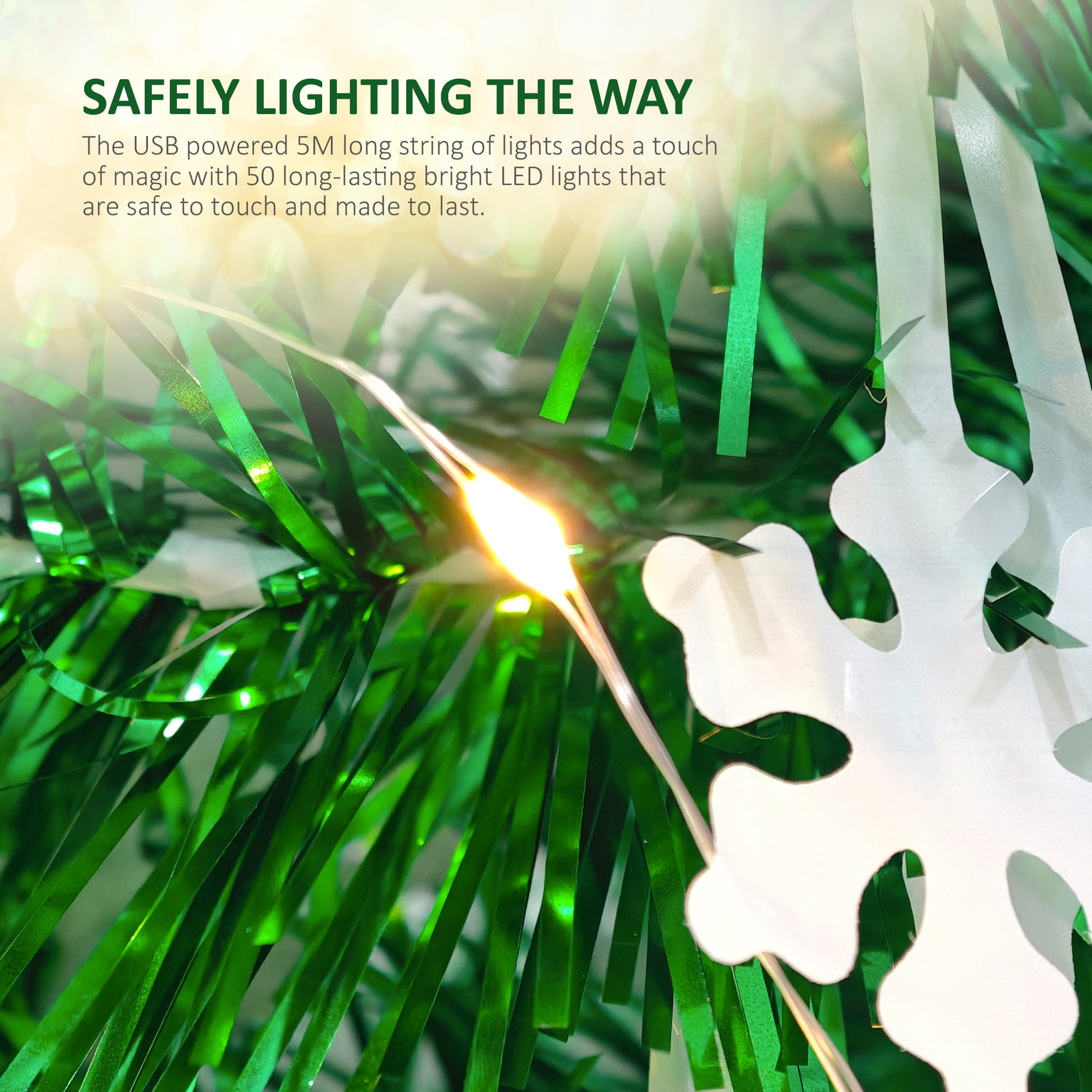 VeryMerry Pop Up Christmas Tree with LED Lights & Timer