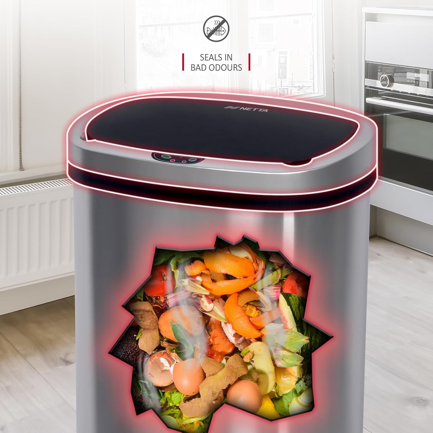 50L Sensor Bin Lid - Oval