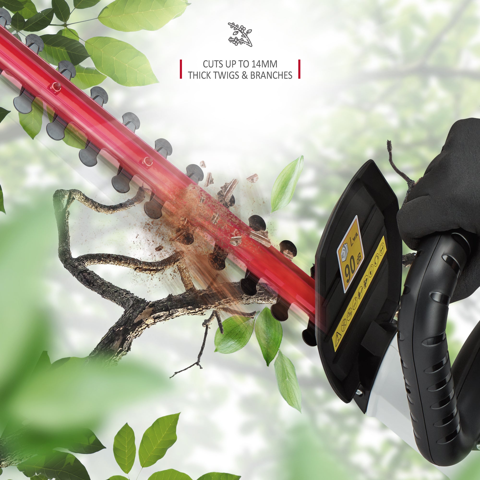 NETTA 10.8V Cordless Hedge Trimmer