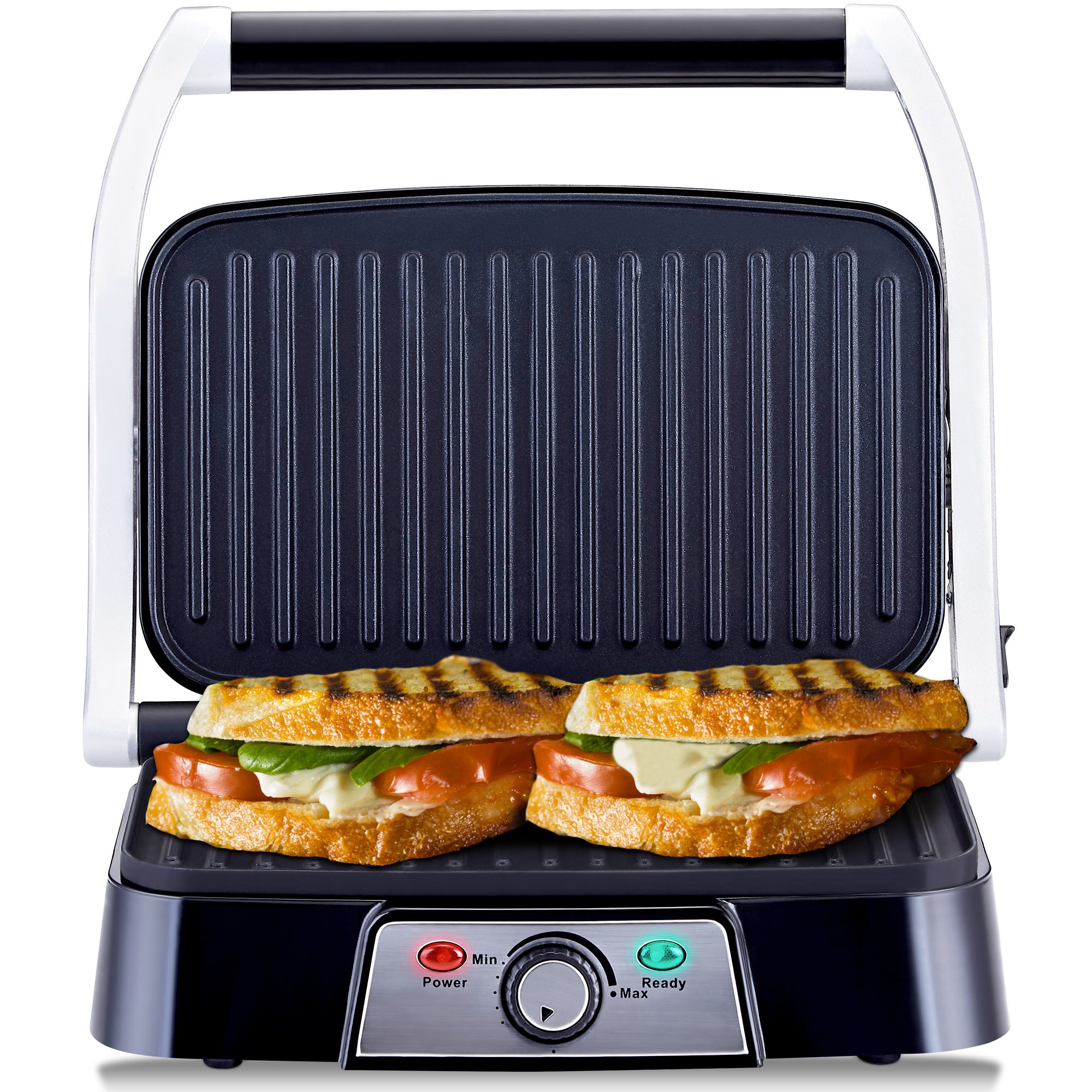 NETTA 1500W 2-Slice Panini Maker & Health Grill