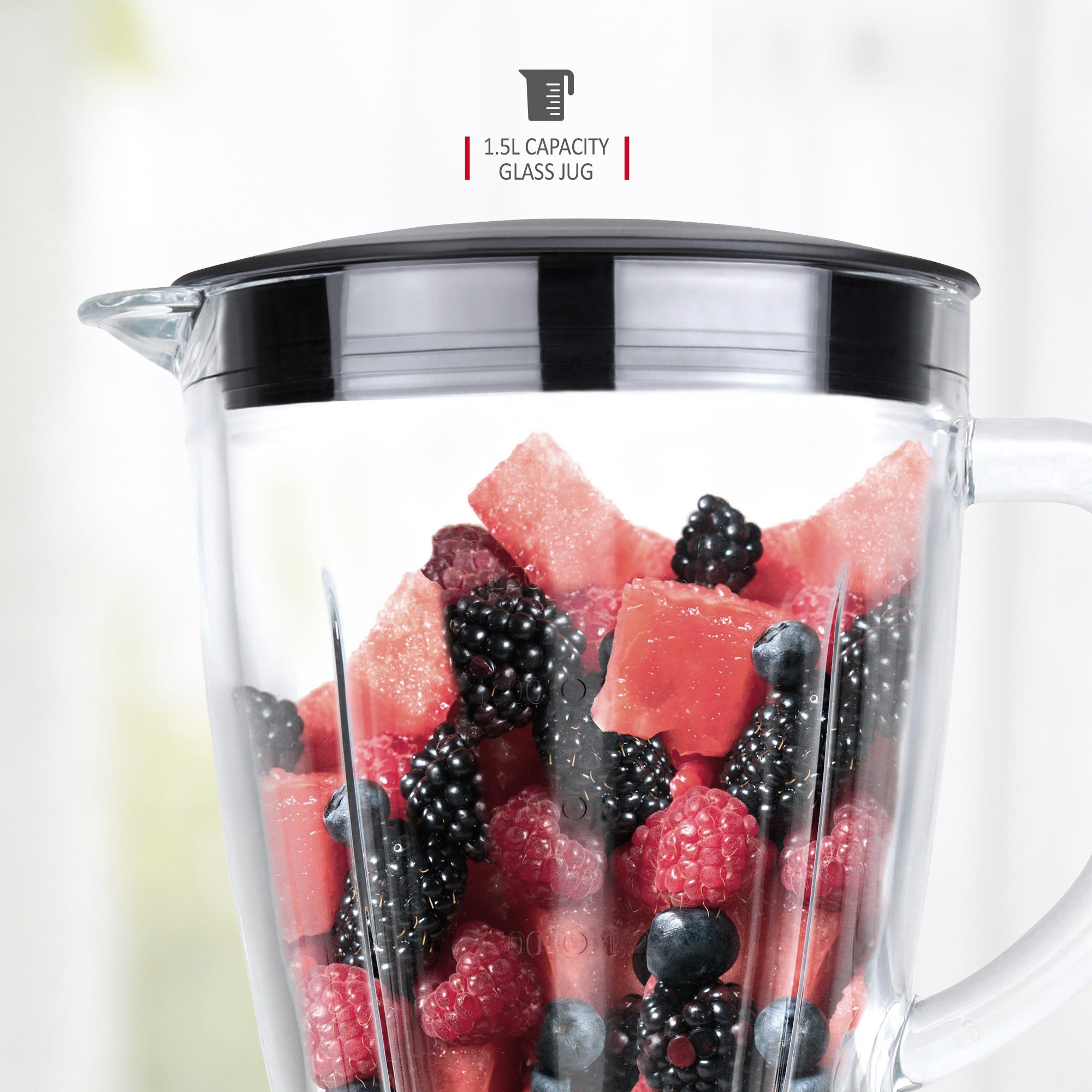 NETTA 8-Speed Table Blender with 1.5L Glass Jug