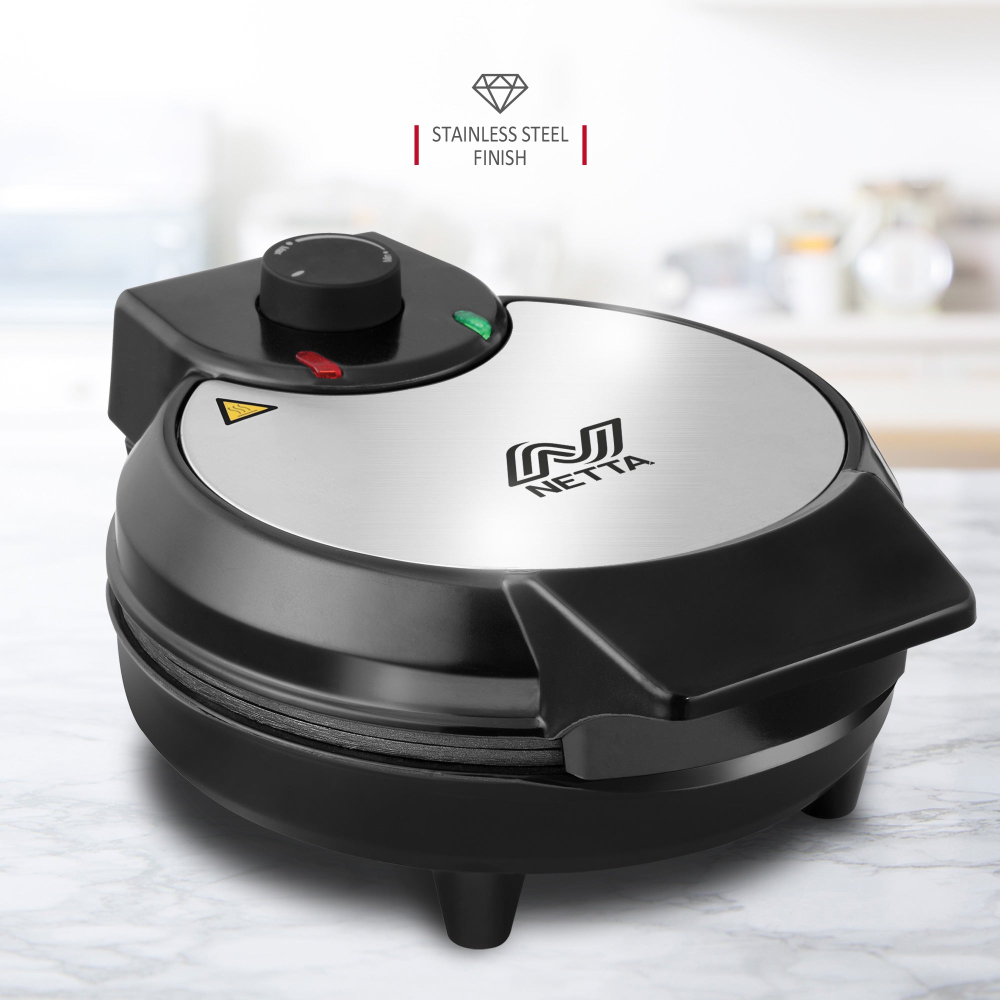 NETTA 700W Non-Stick Waffle Maker