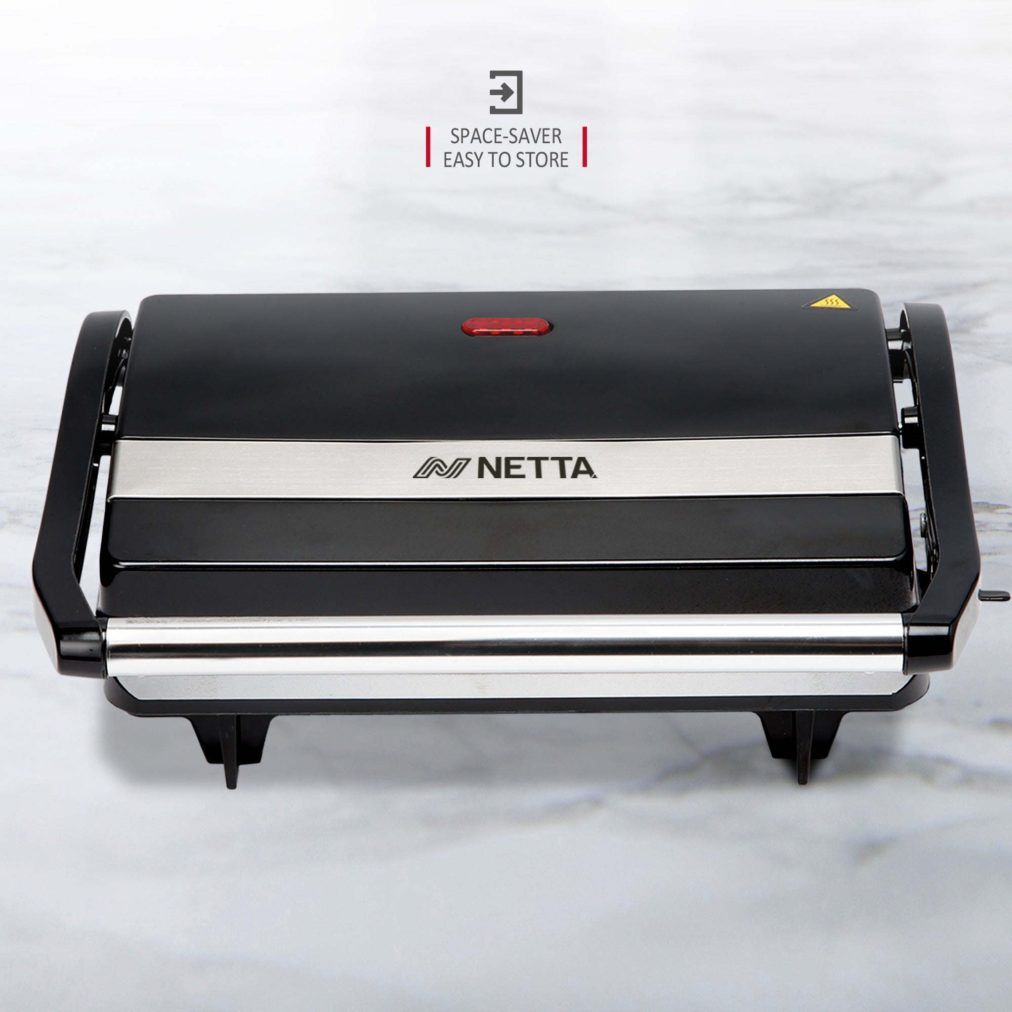 NETTA 700W 2-Slice Panini Sandwich Toastie Maker