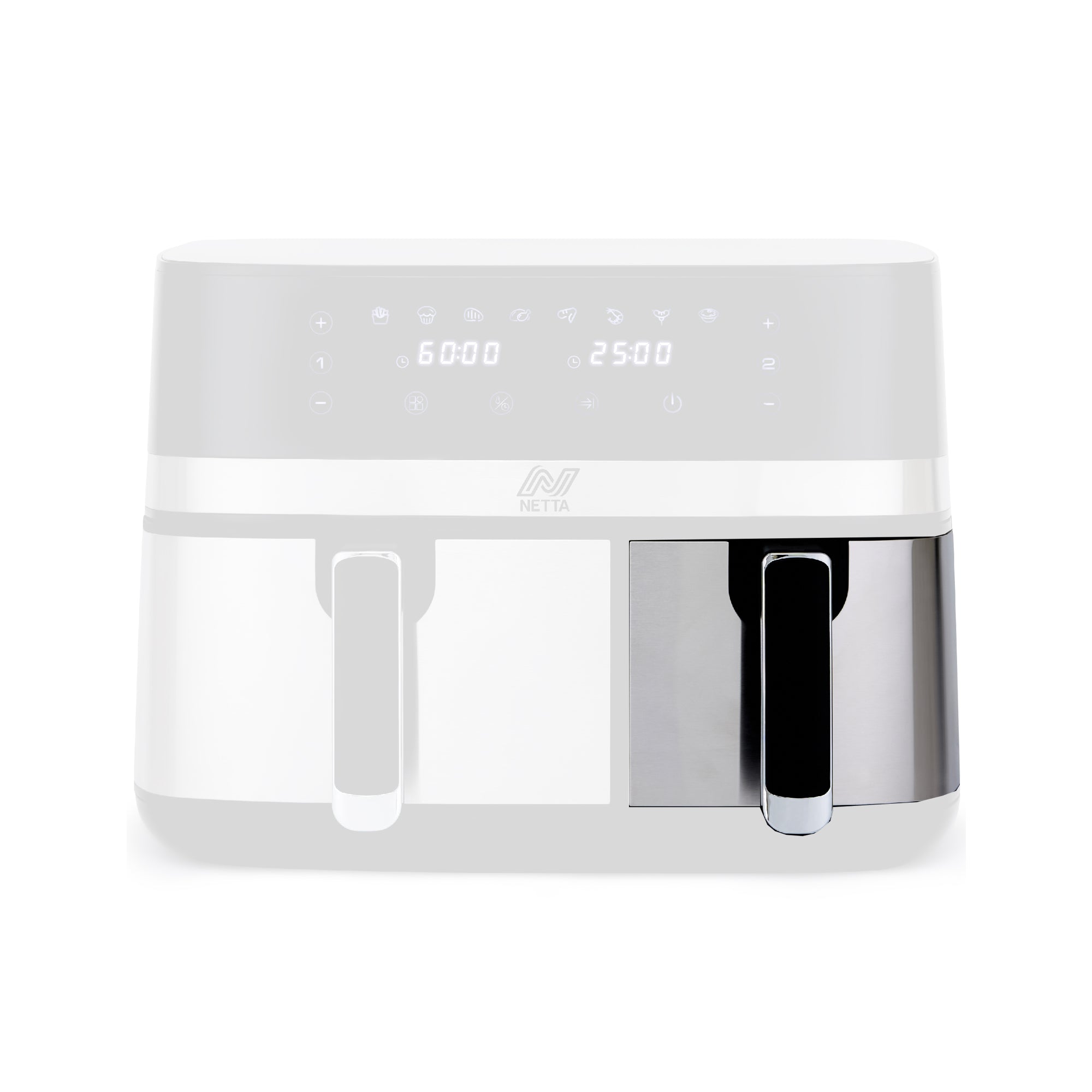 Replacement Baskets For NETTA 9L Dual Air Fryer