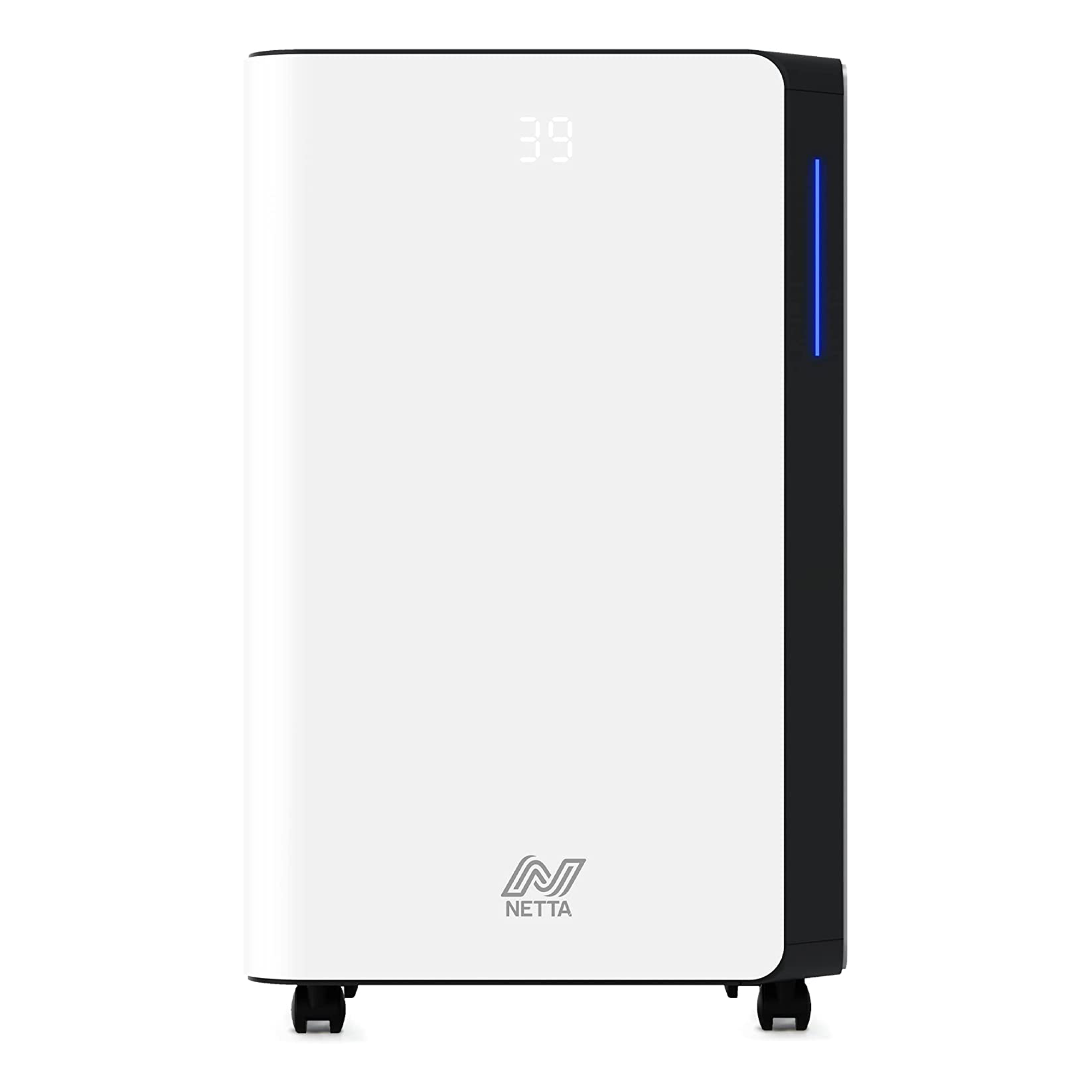 NETTA 20L Low Energy Dehumidifier - Digital Control Panel, Air Filter, Auto Restart 345W