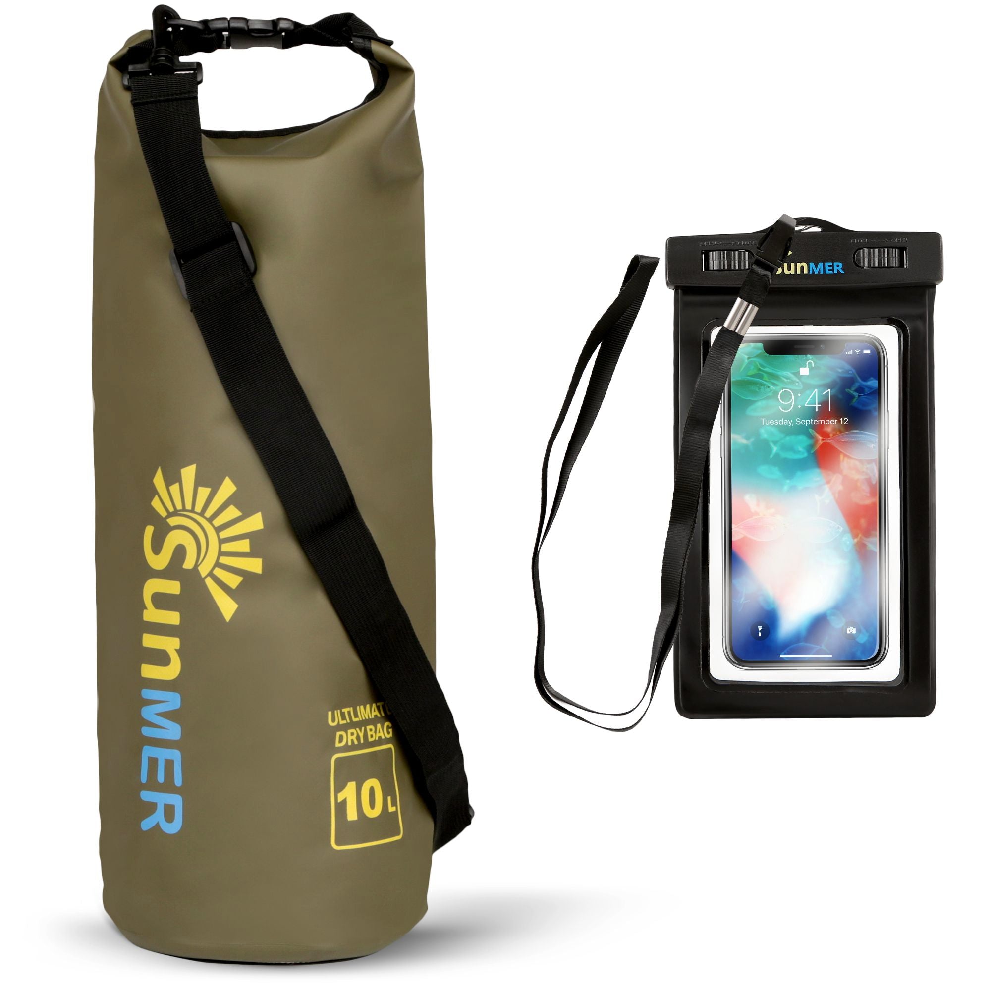 SUNMER Dry Bags With Waterproof Phone Case