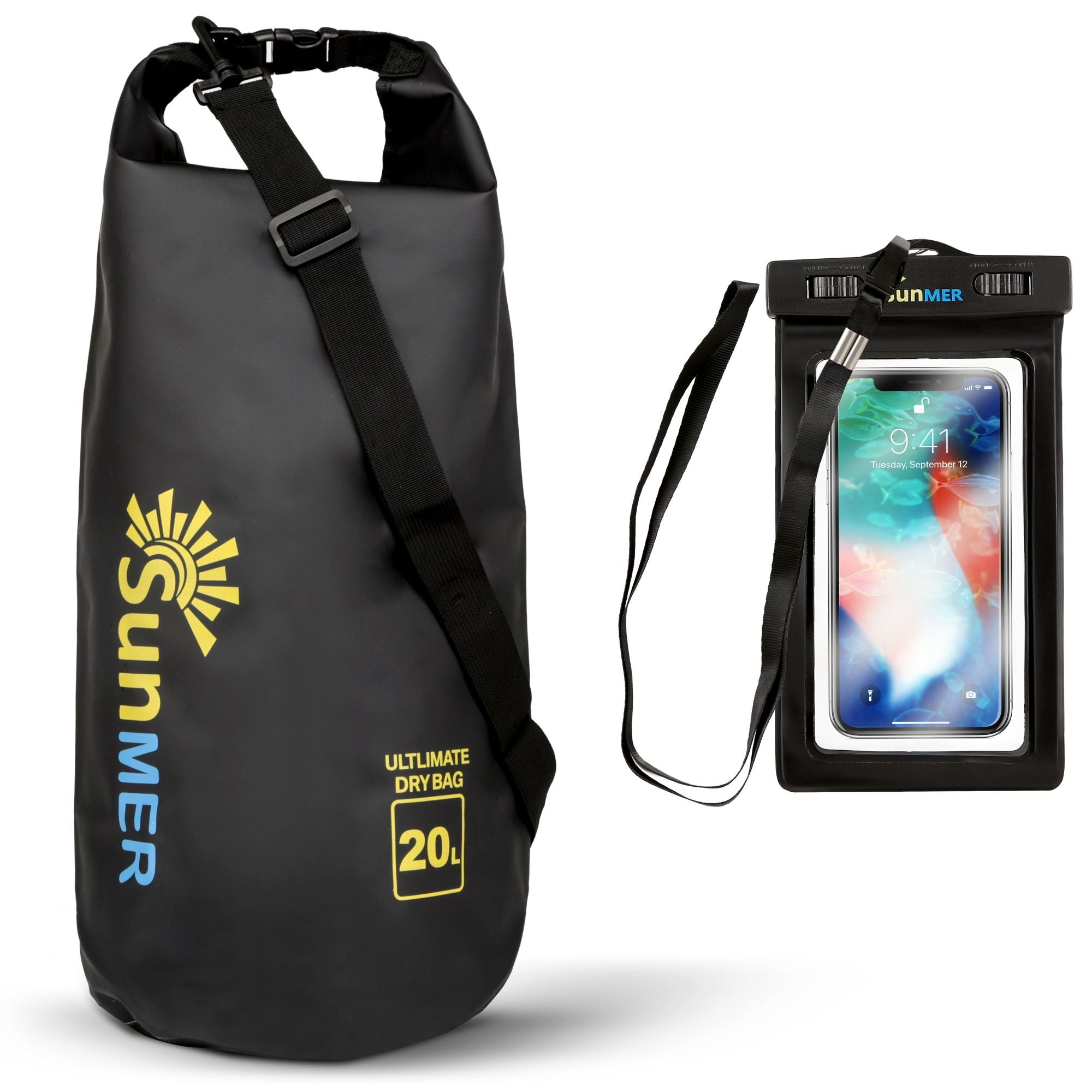 SUNMER Dry Bags With Waterproof Phone Case