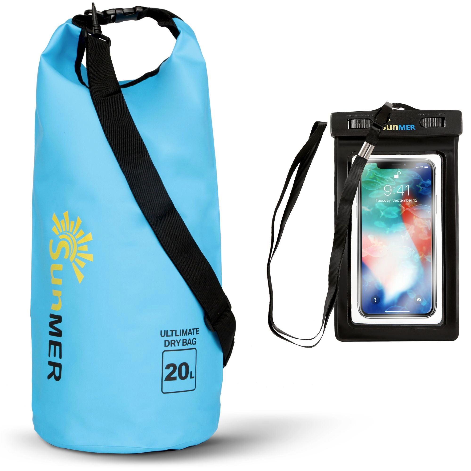 SUNMER Dry Bags With Waterproof Phone Case