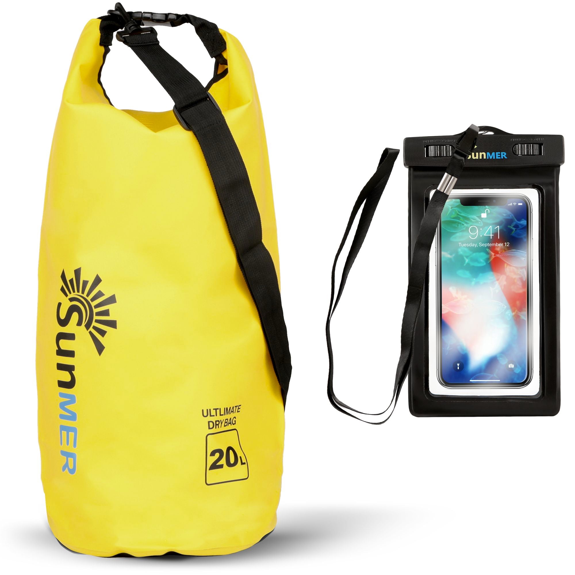 SUNMER Dry Bags With Waterproof Phone Case